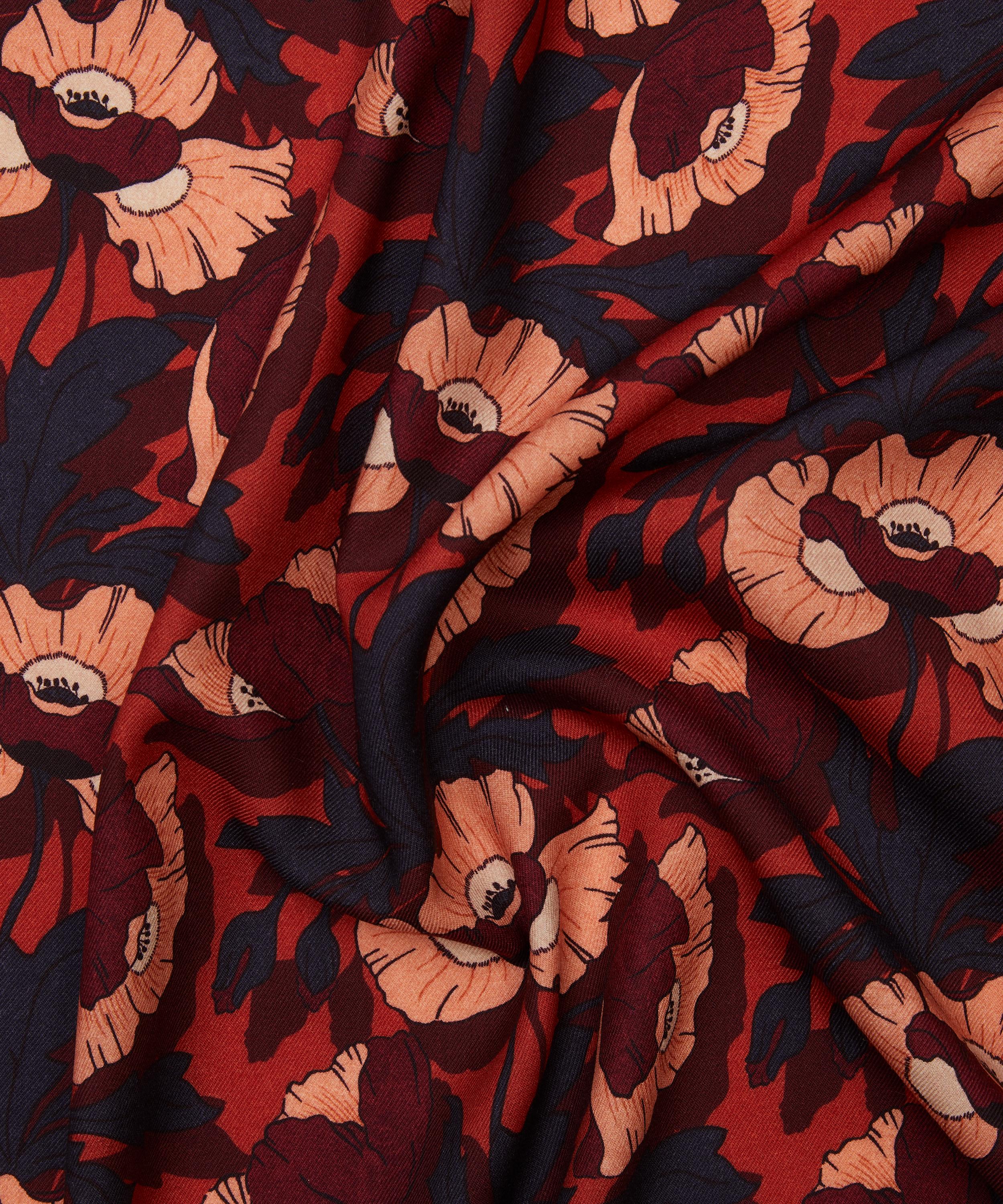 Liberty Fabrics - Butterfield Poppy Lilestone Wool image number 3
