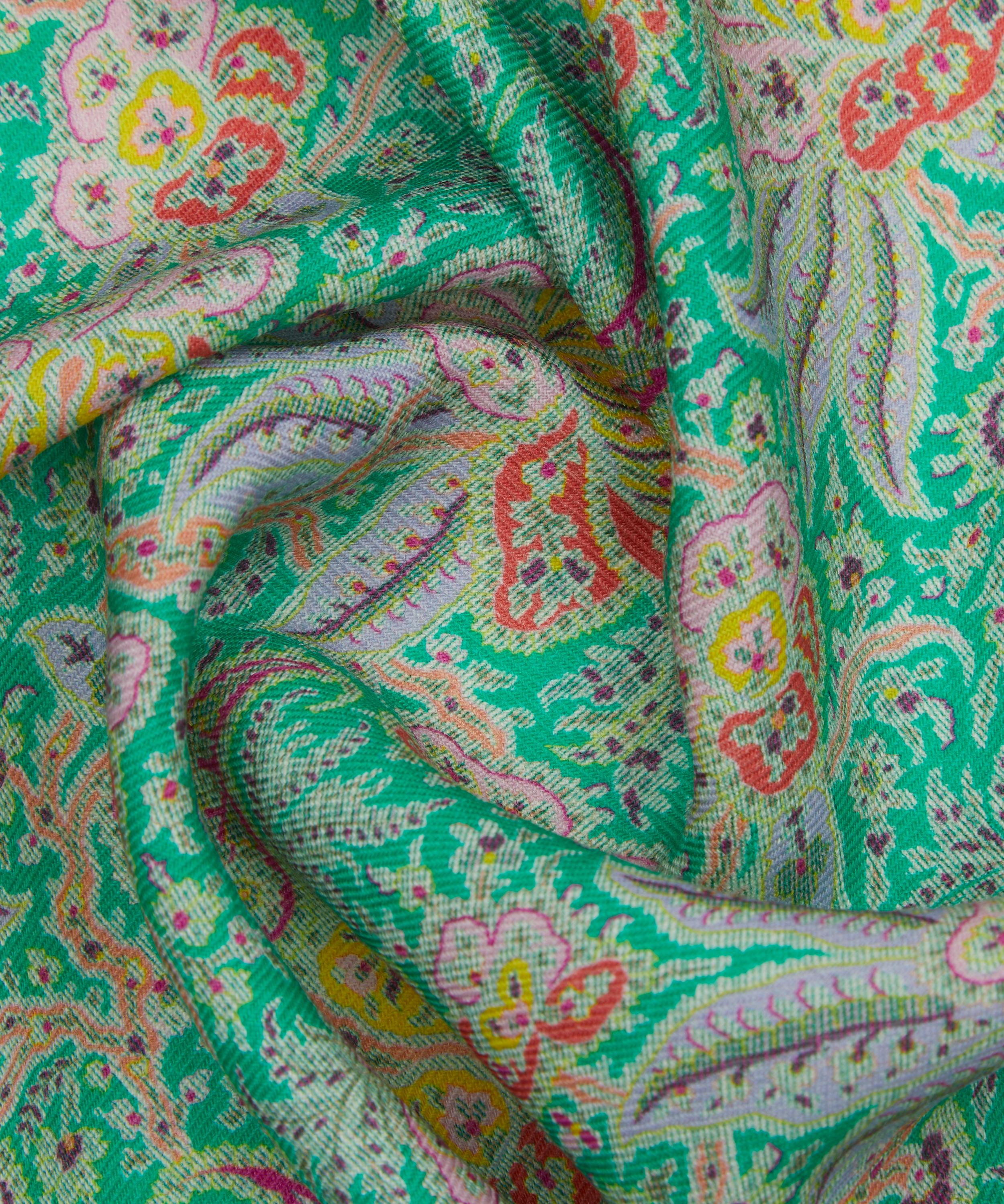 Liberty Fabrics - Kaleidoscopic Floral Lilestone Wool image number 3