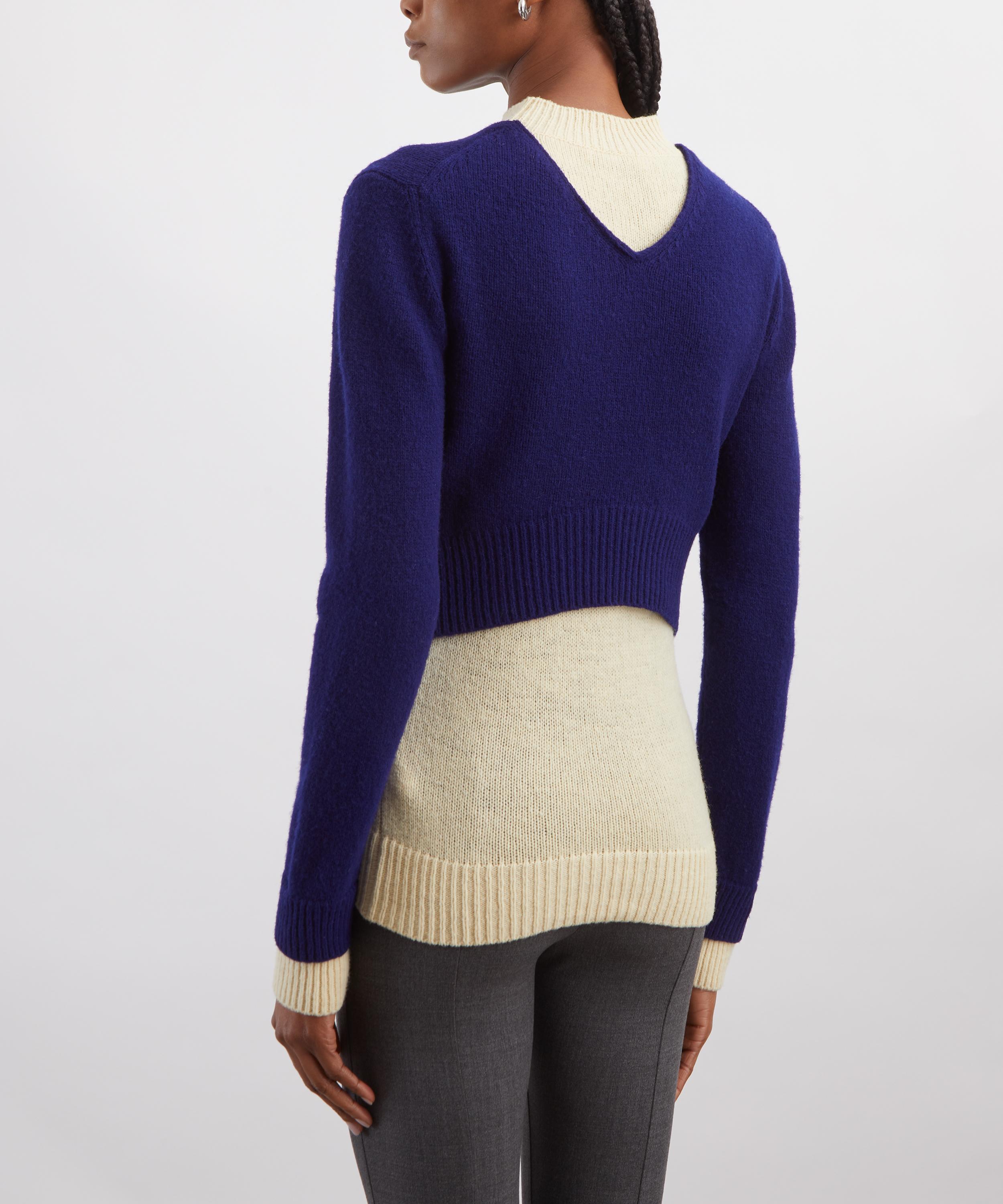 Jil Sander - Two-Tone Wool Jumper image number 3