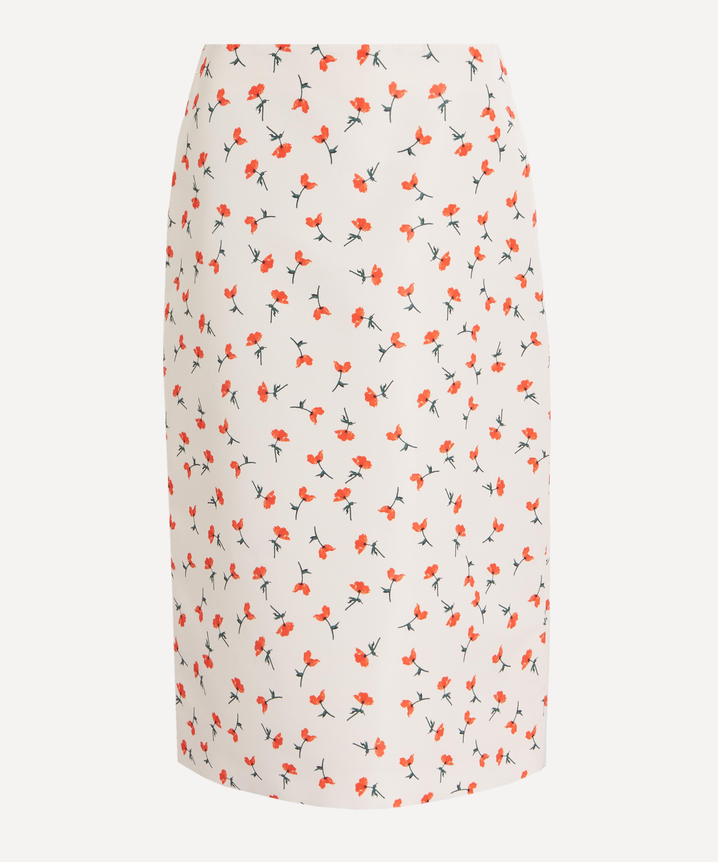 Jil Sander - Technical Organdy Printed Skirt