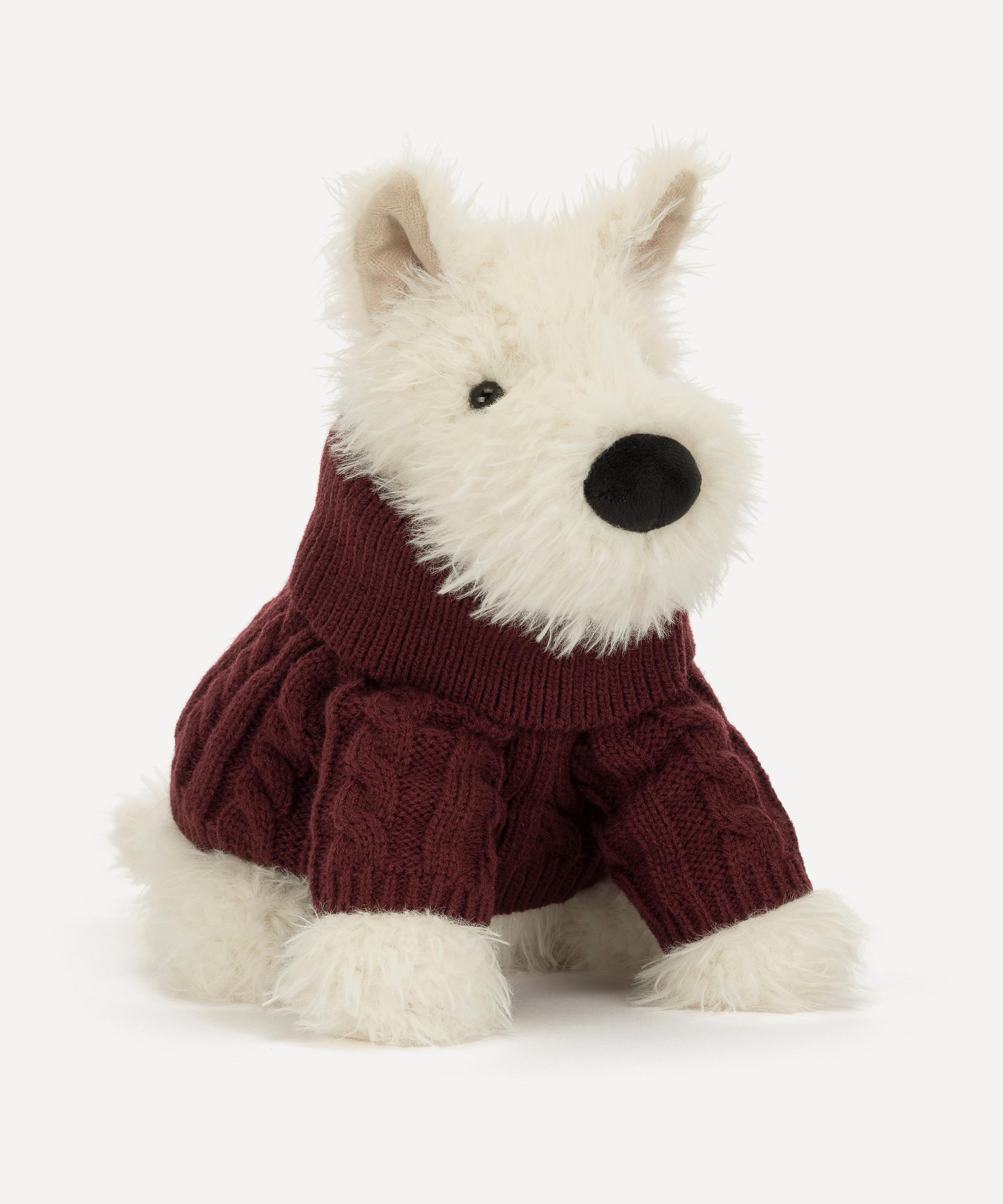 Jellycat - Munro Scottie Dog Winter Jumper Outfit Soft Toy image number 0