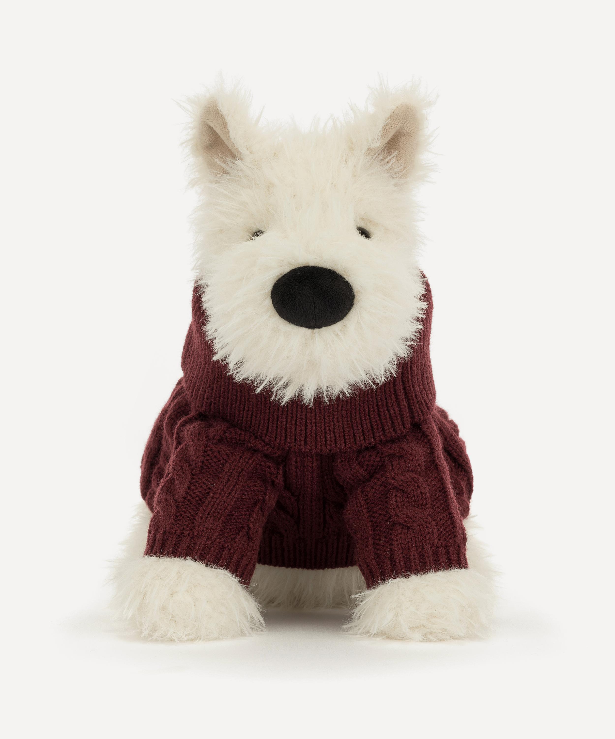 Jellycat - Munro Scottie Dog Winter Jumper Outfit Soft Toy image number 1