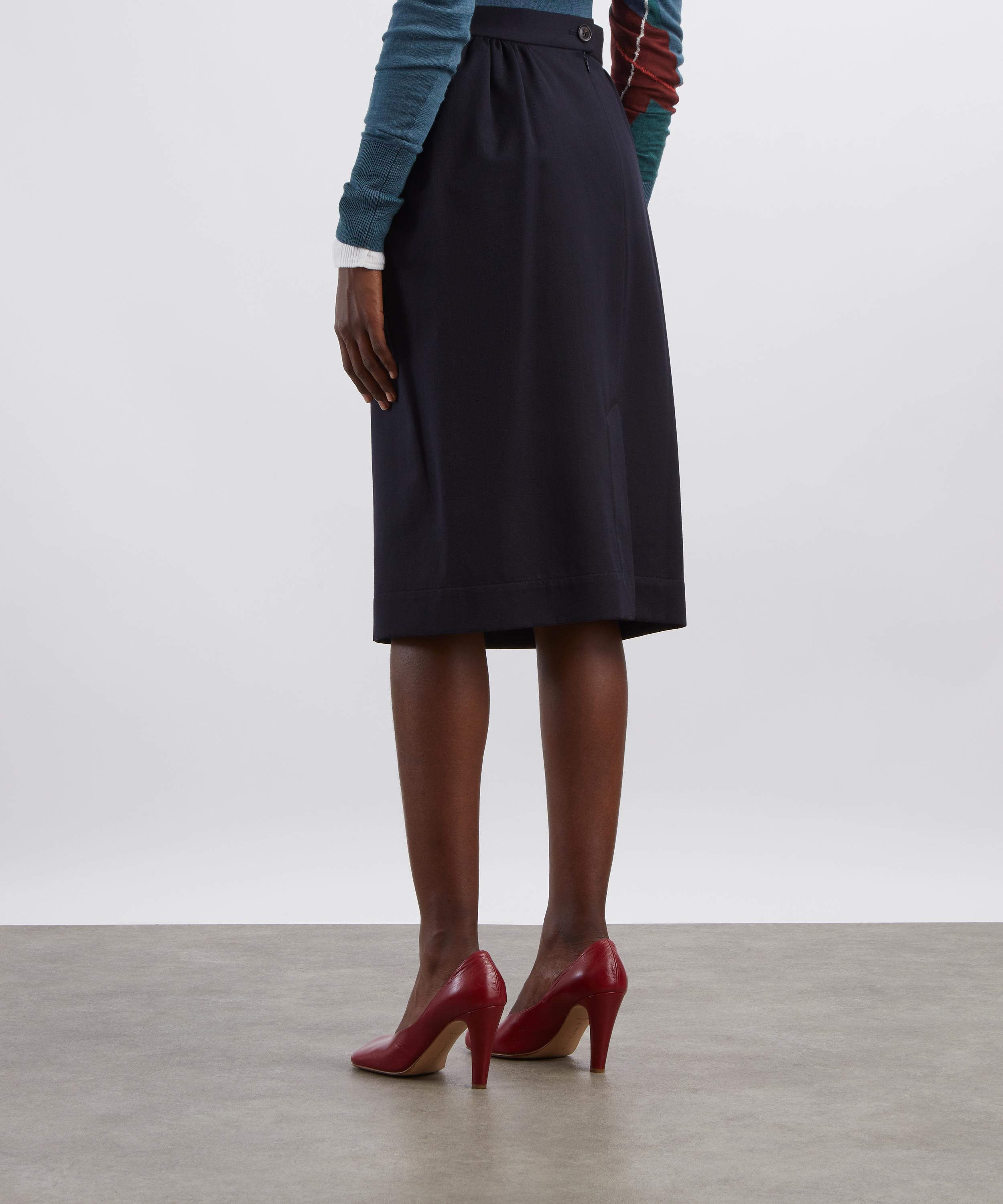 Vivienne Westwood - Navy Straight Skirt image number 3