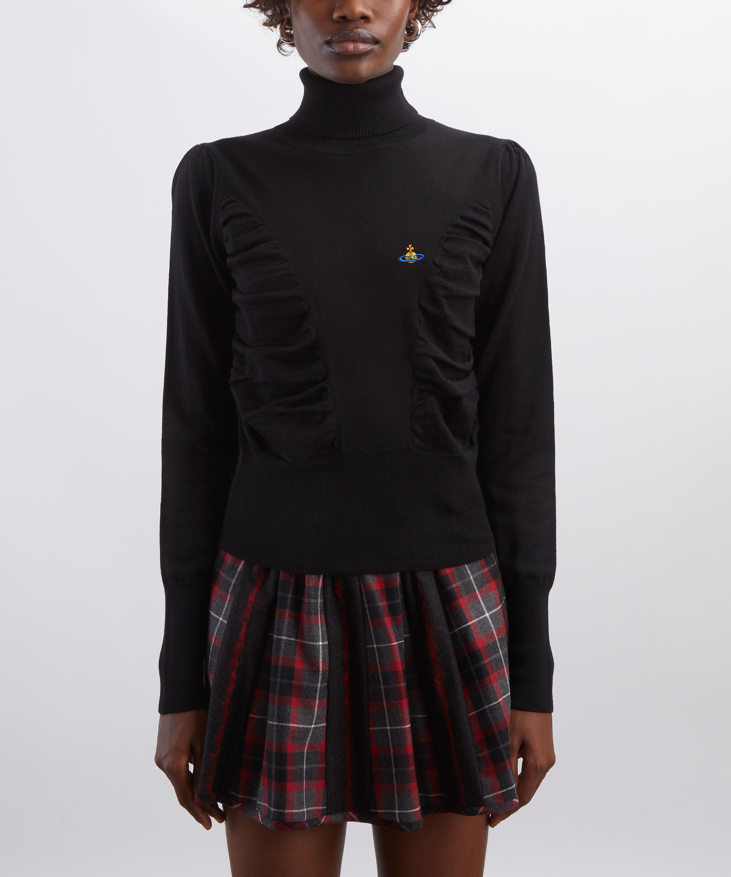 Vivienne Westwood - Pamela High-Neck Gathered Jumper image number 2
