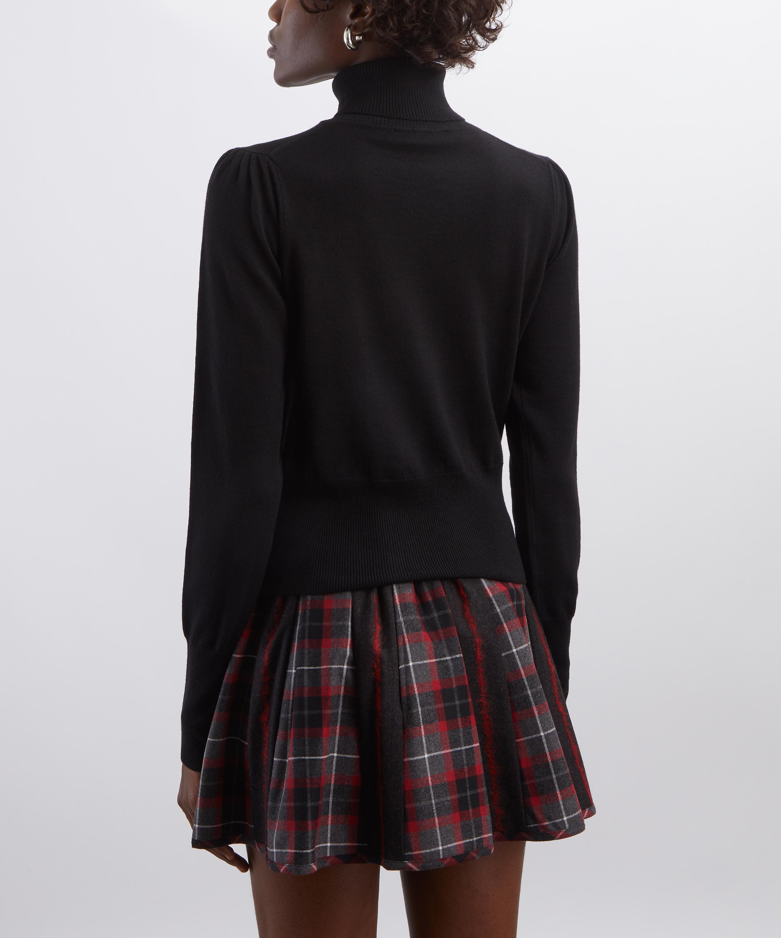 Vivienne Westwood - Pamela High-Neck Gathered Jumper image number 3