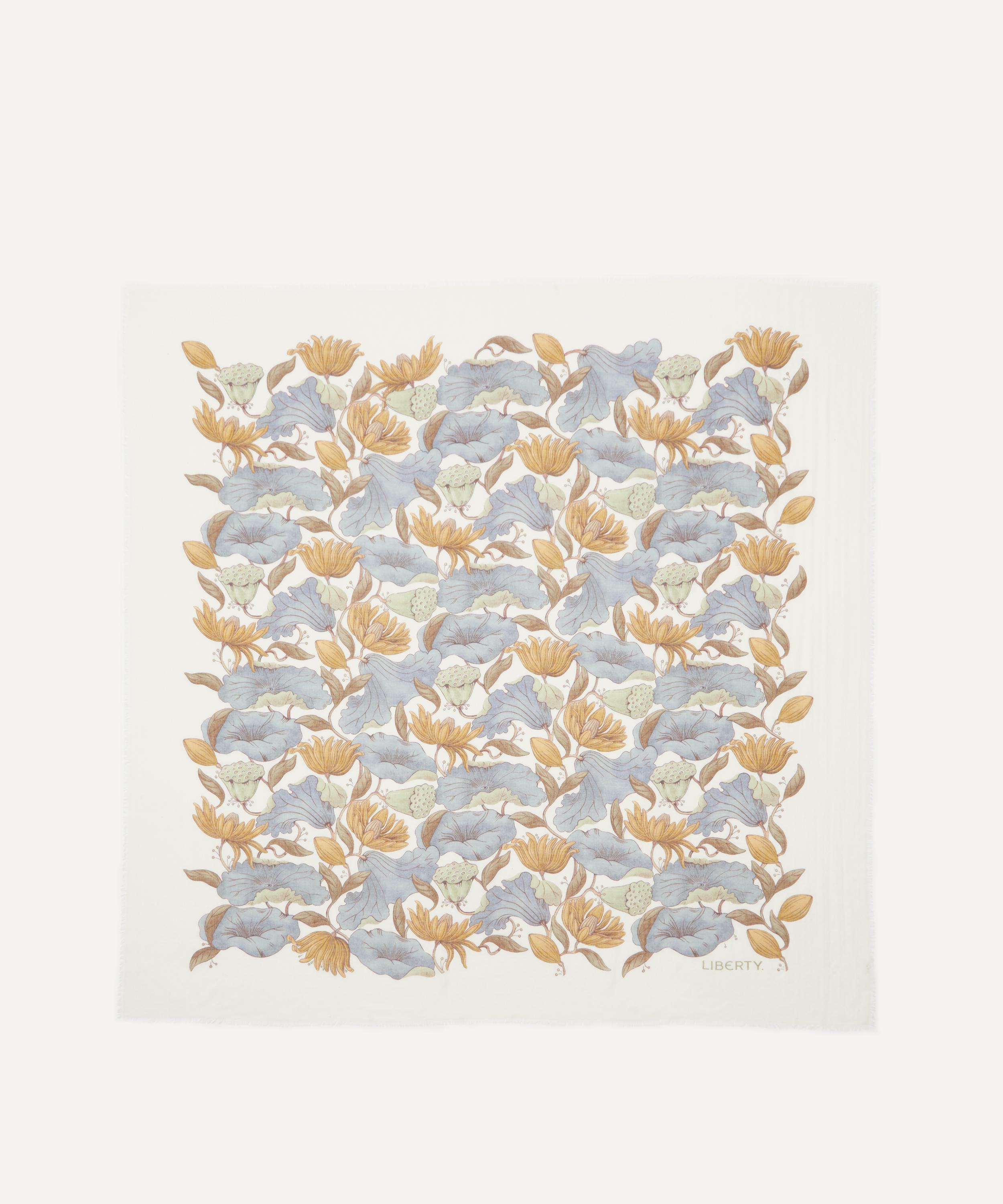 Liberty - Wild Lotus Cashmere-Silk Scarf 140