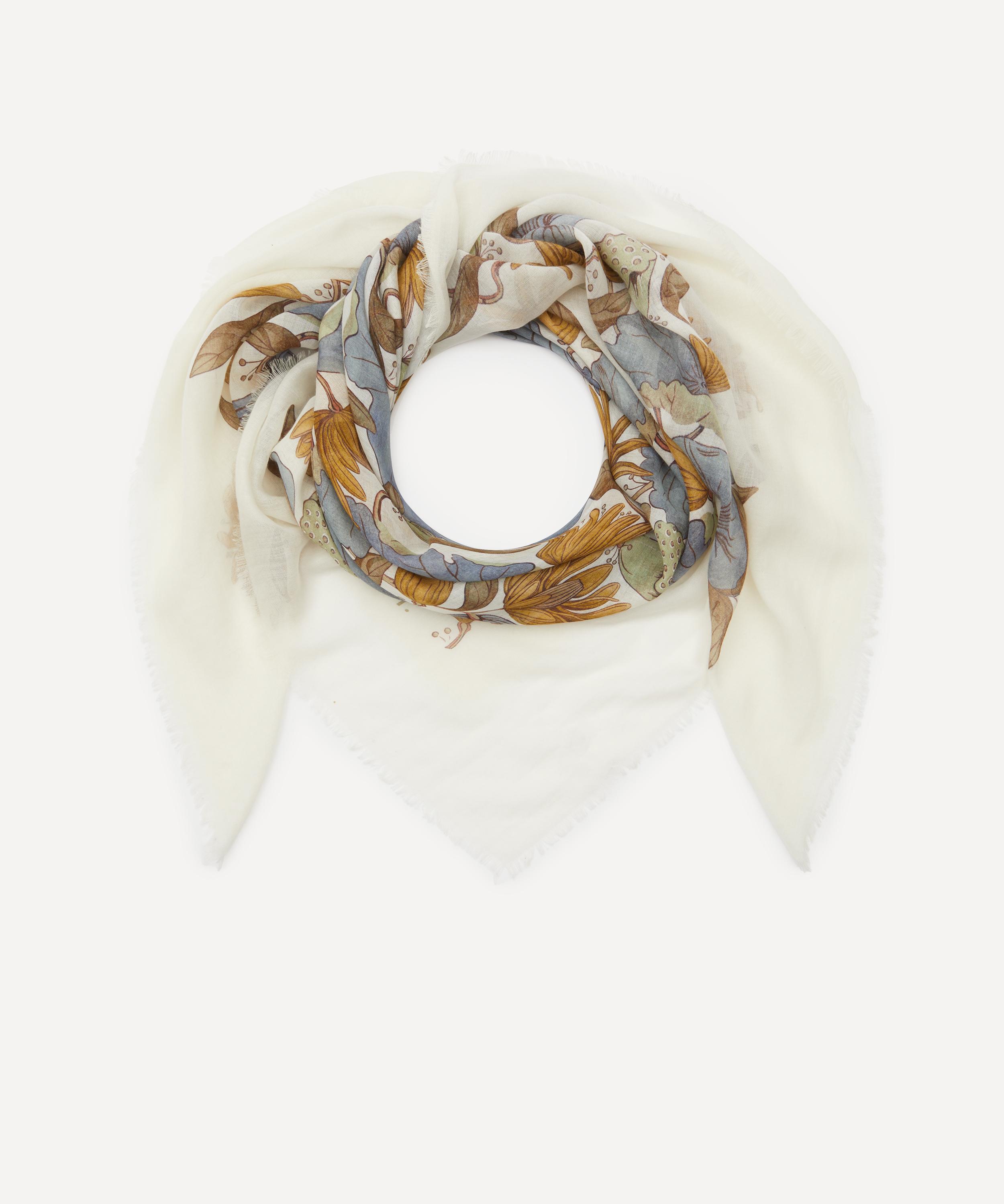Liberty - Wild Lotus Cashmere-Silk Scarf 140 image number 1