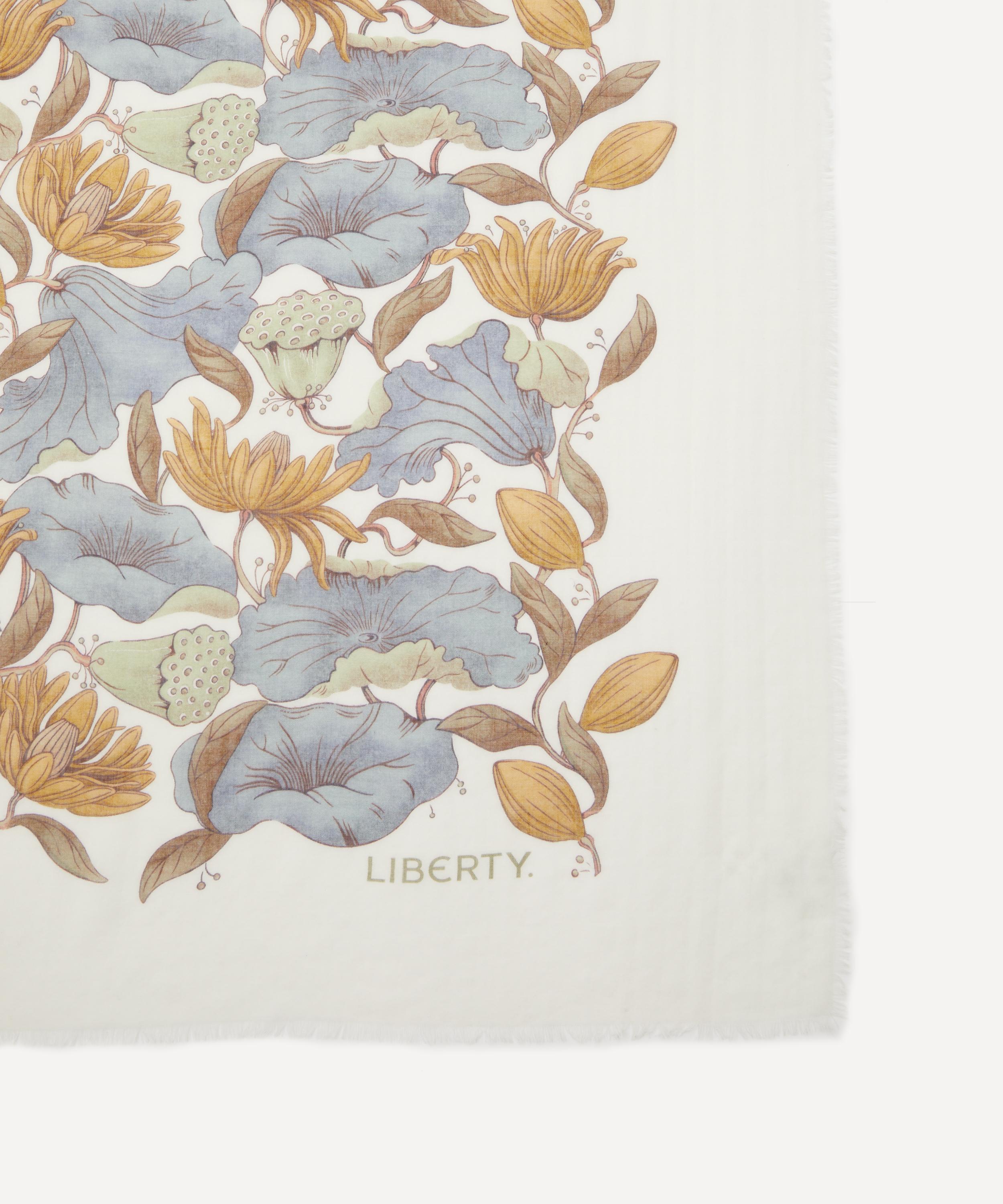 Liberty - Wild Lotus Cashmere-Silk Scarf 140 image number 2