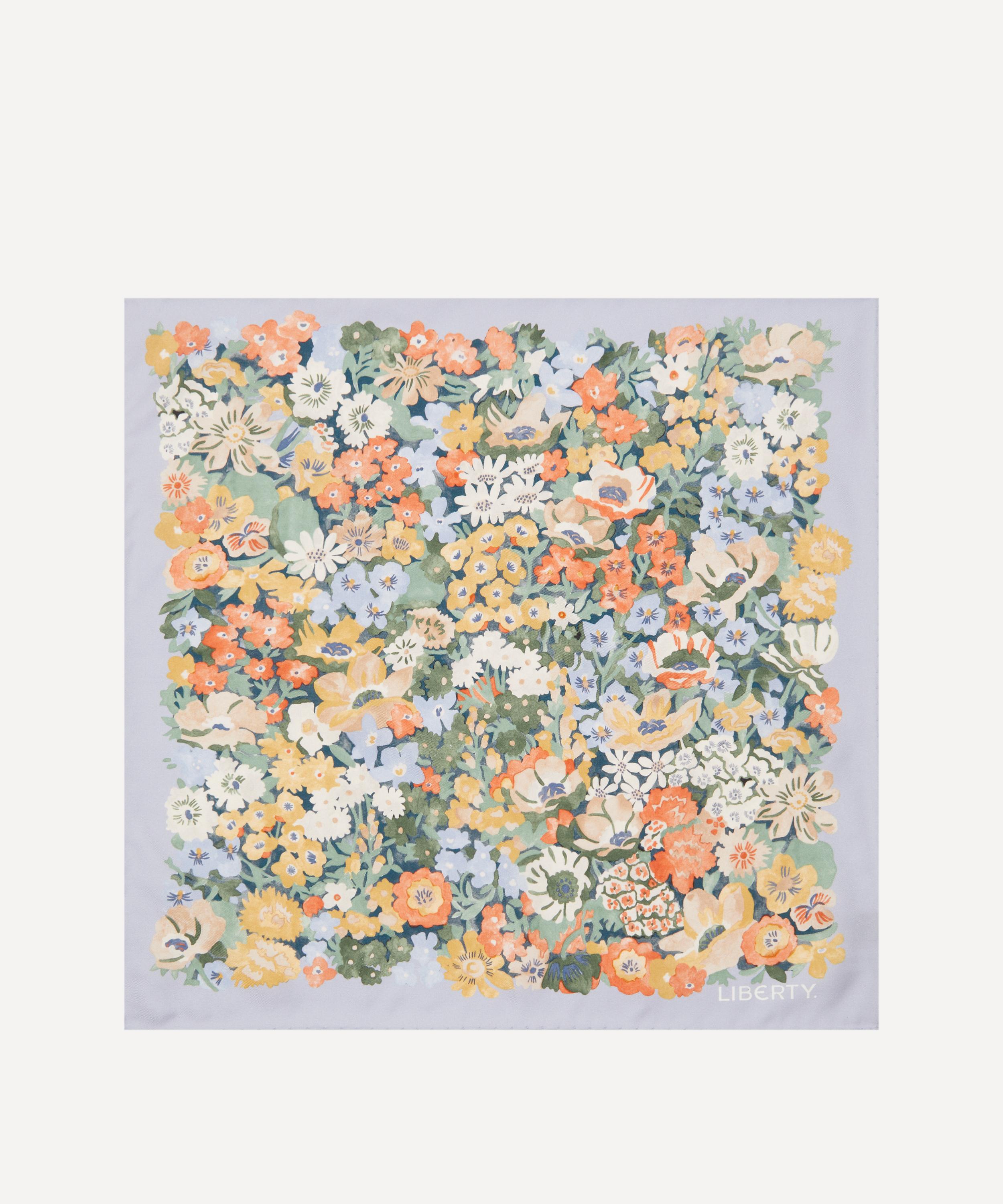 Liberty - Watercolour Thorpe Silk Scarf 45