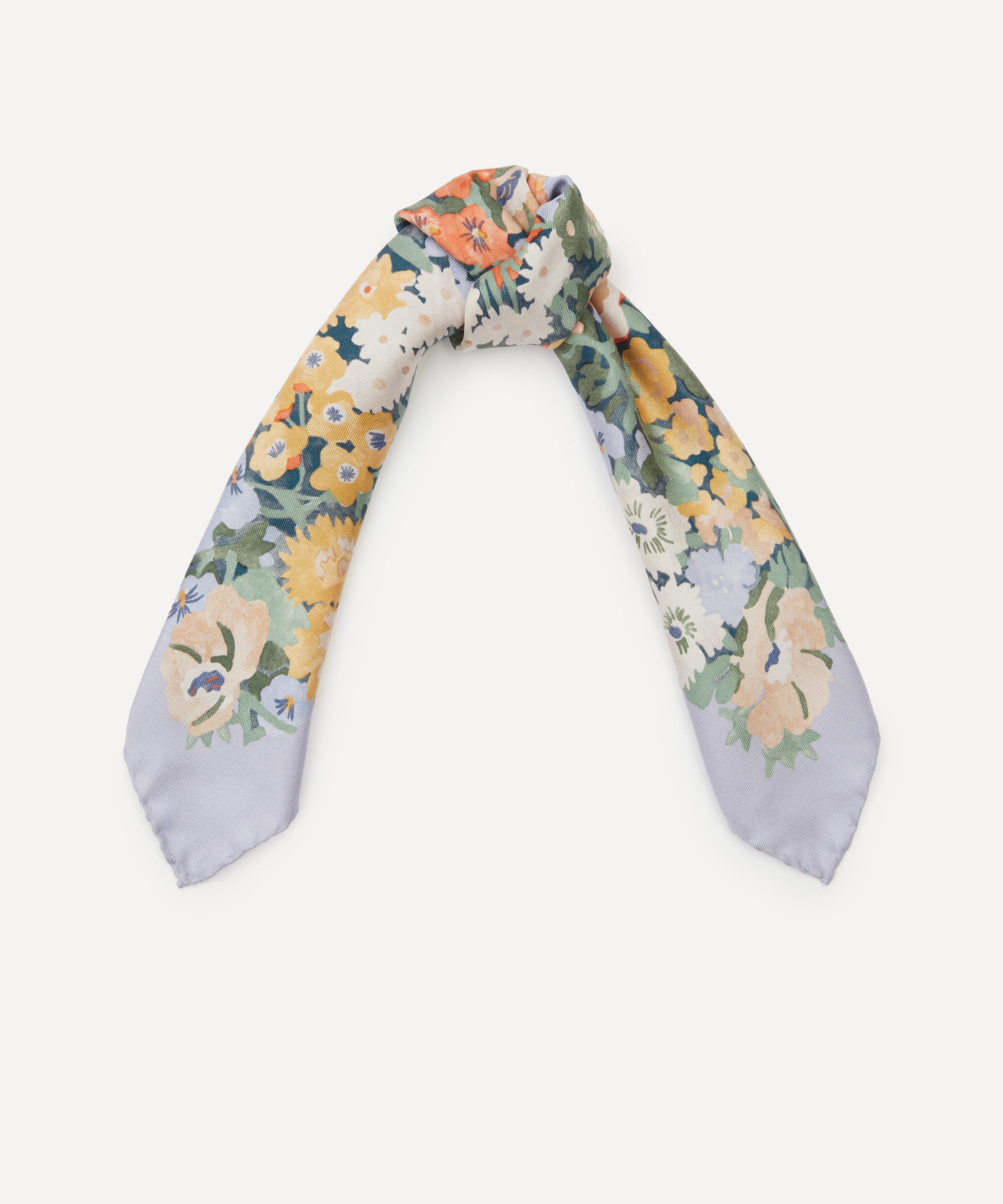 Liberty - Watercolour Thorpe Silk Scarf 45 image number 1