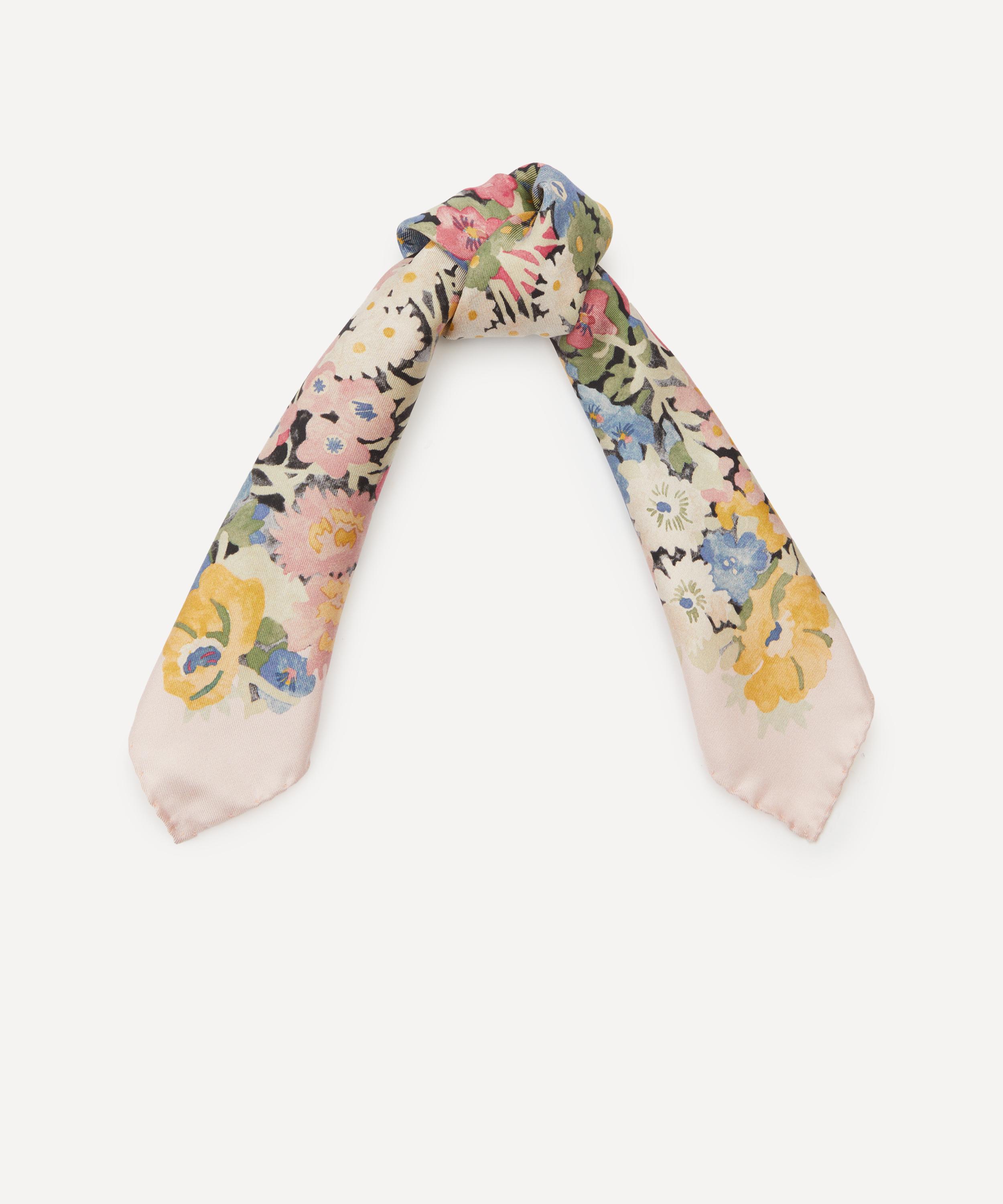 Liberty - Watercolour Thorpe Silk Scarf 45 image number 1
