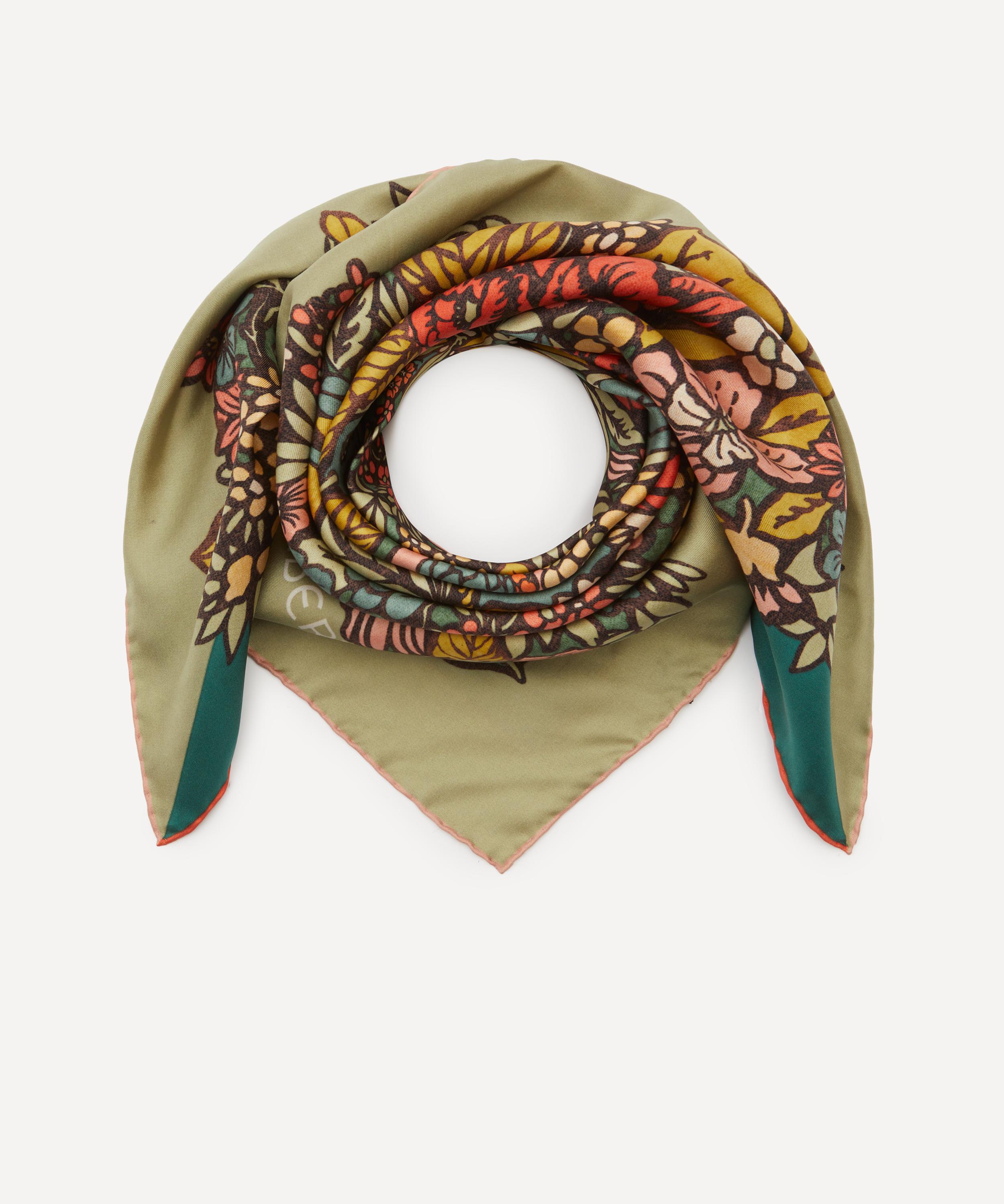 Liberty - Pomegranate Silk Scarf 90 image number 1