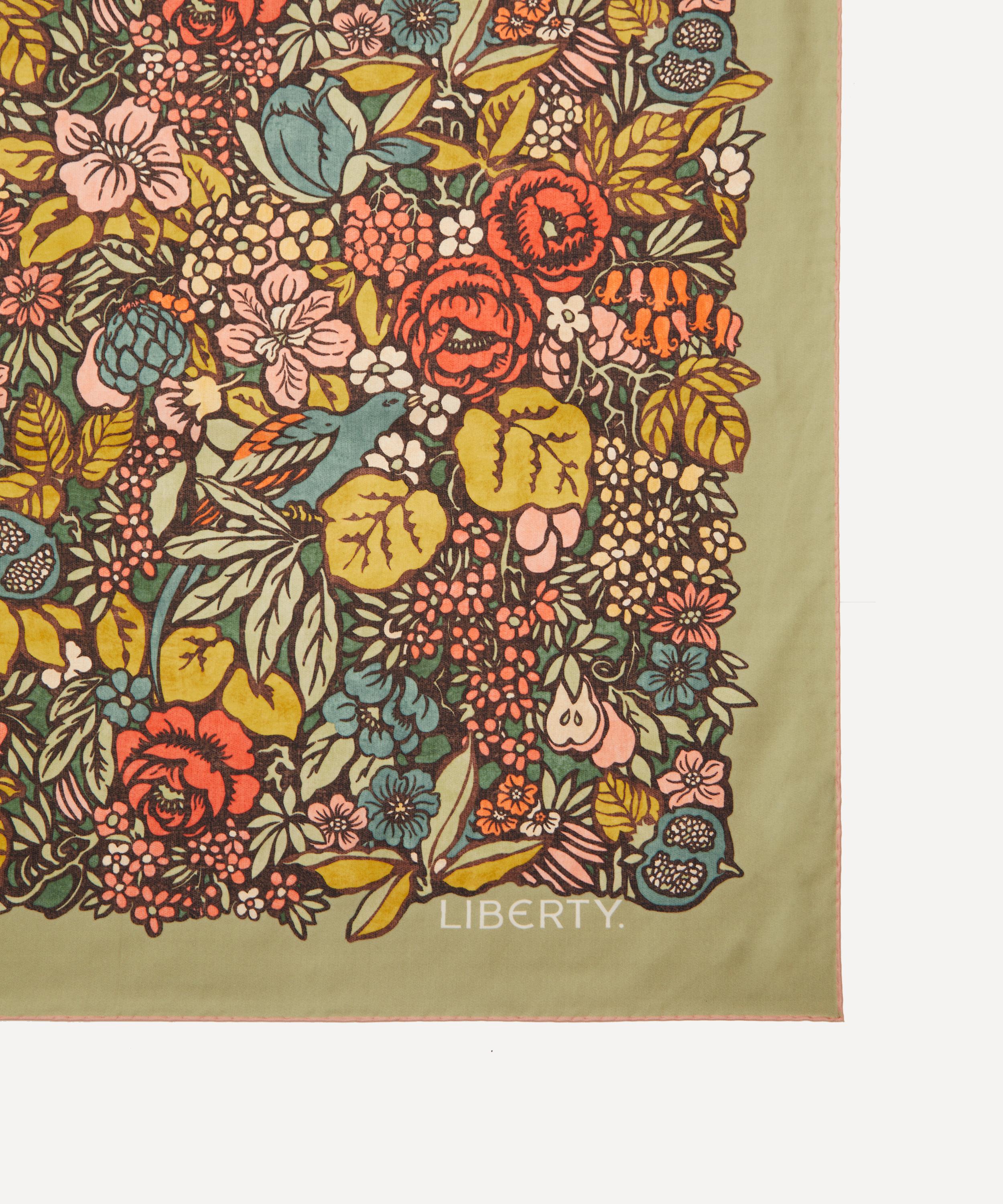 Liberty - Pomegranate Silk Scarf 90 image number 2