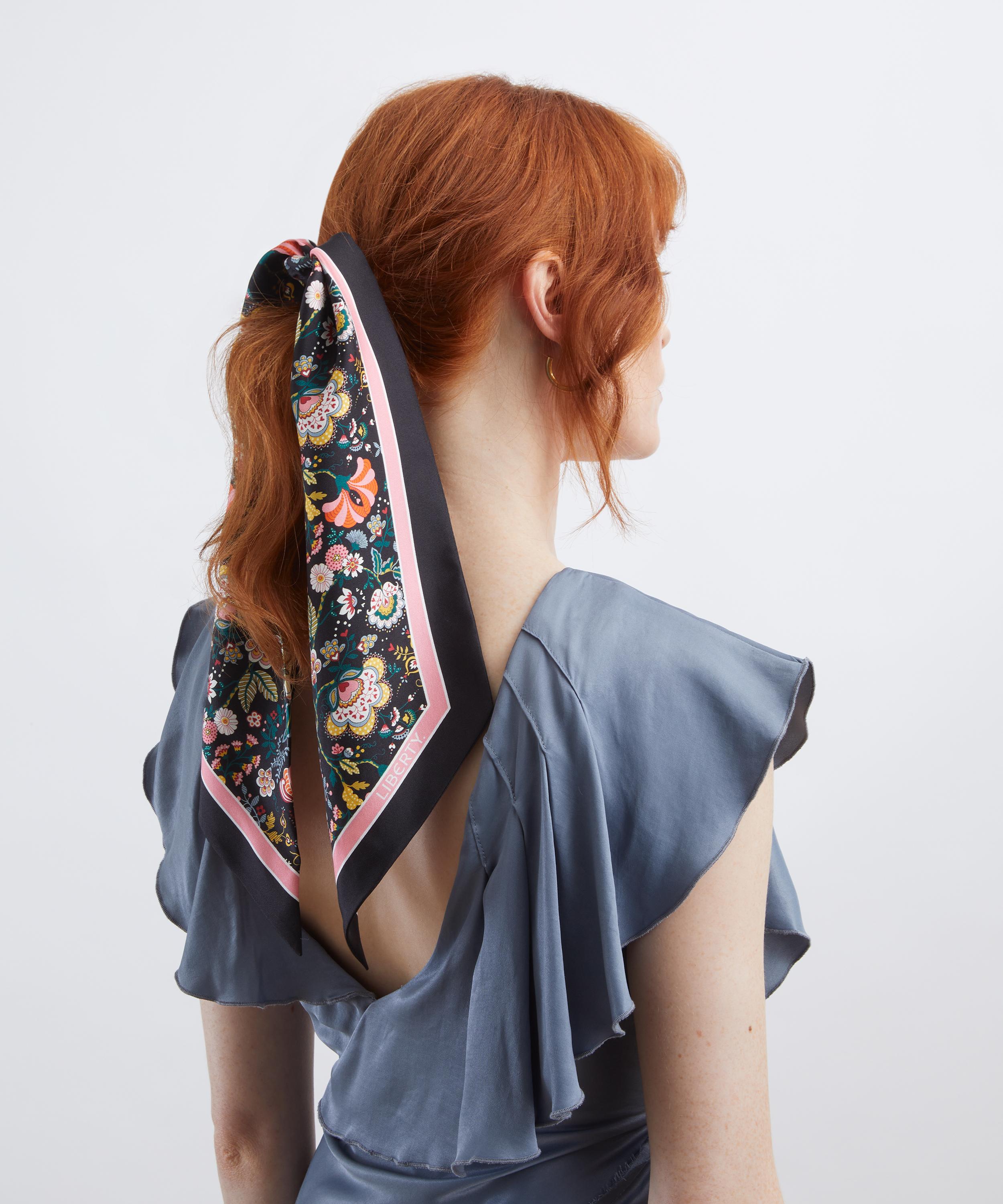 Liberty - Mabelle Hall Ribbon Silk Scarf 15x100 image number 1