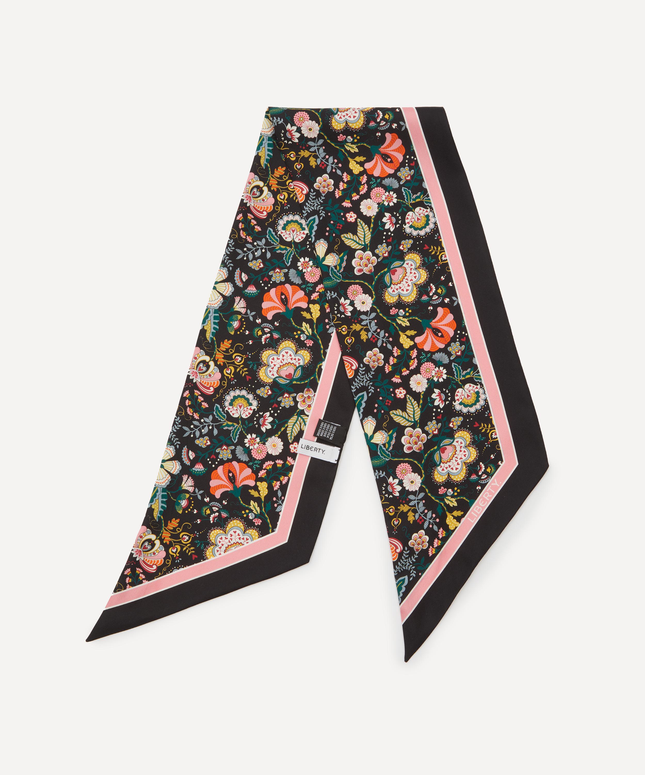 Liberty - Mabelle Hall Ribbon Silk Scarf 15x100 image number 2