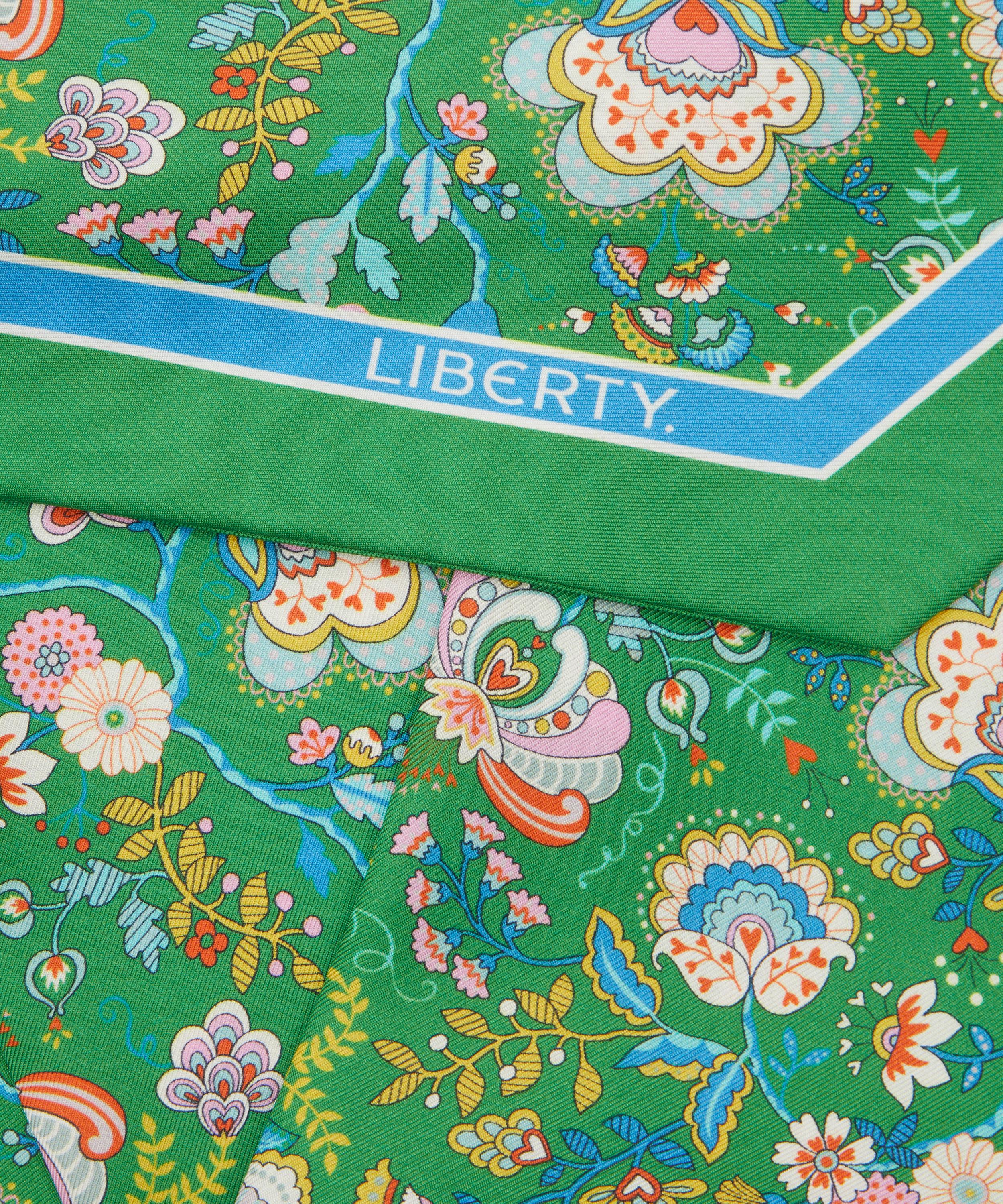 Liberty - Mabelle Hall Ribbon Silk Scarf 15x100 image number 3