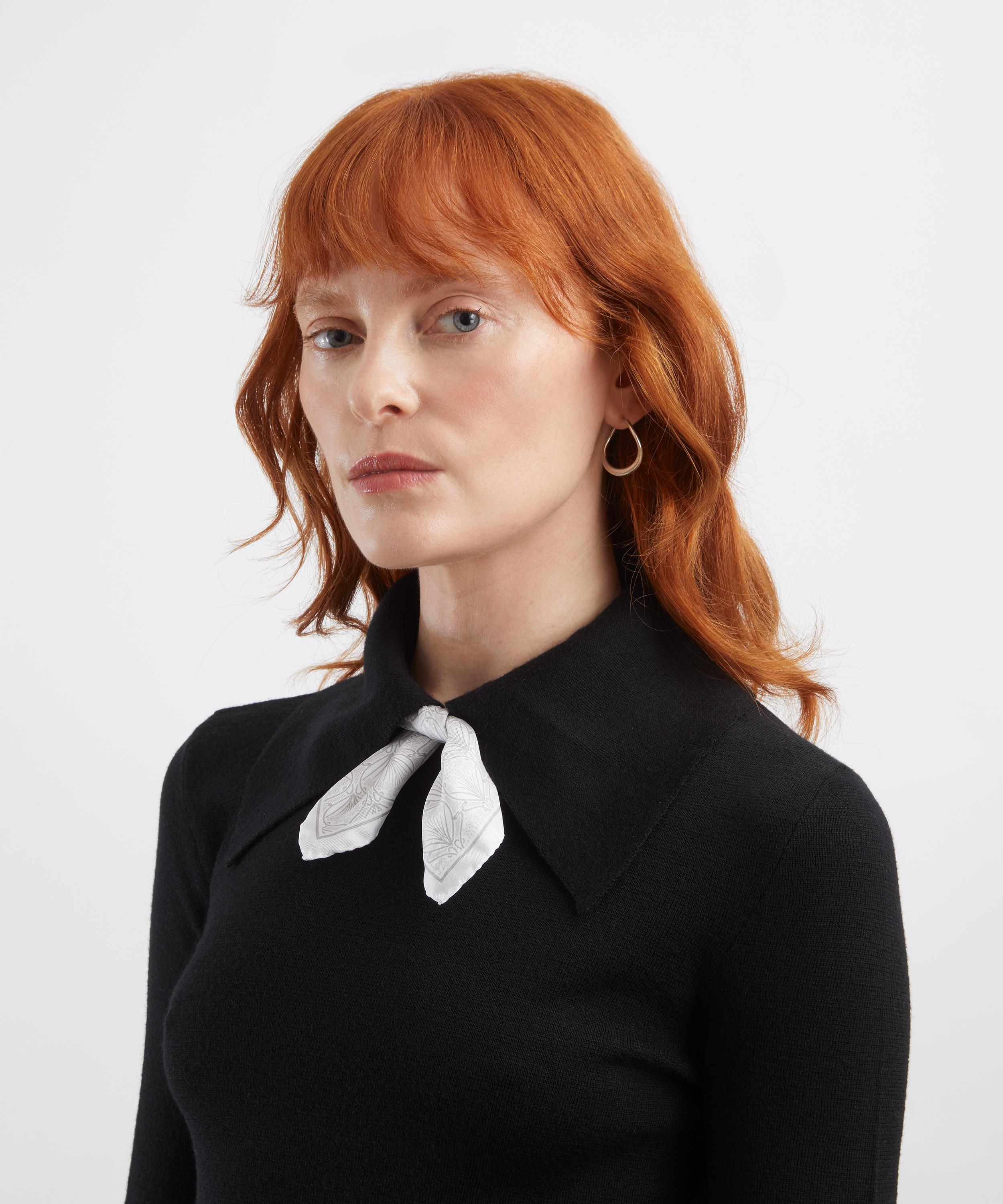 Liberty - Iphis White Silk Scarf 45 image number 1