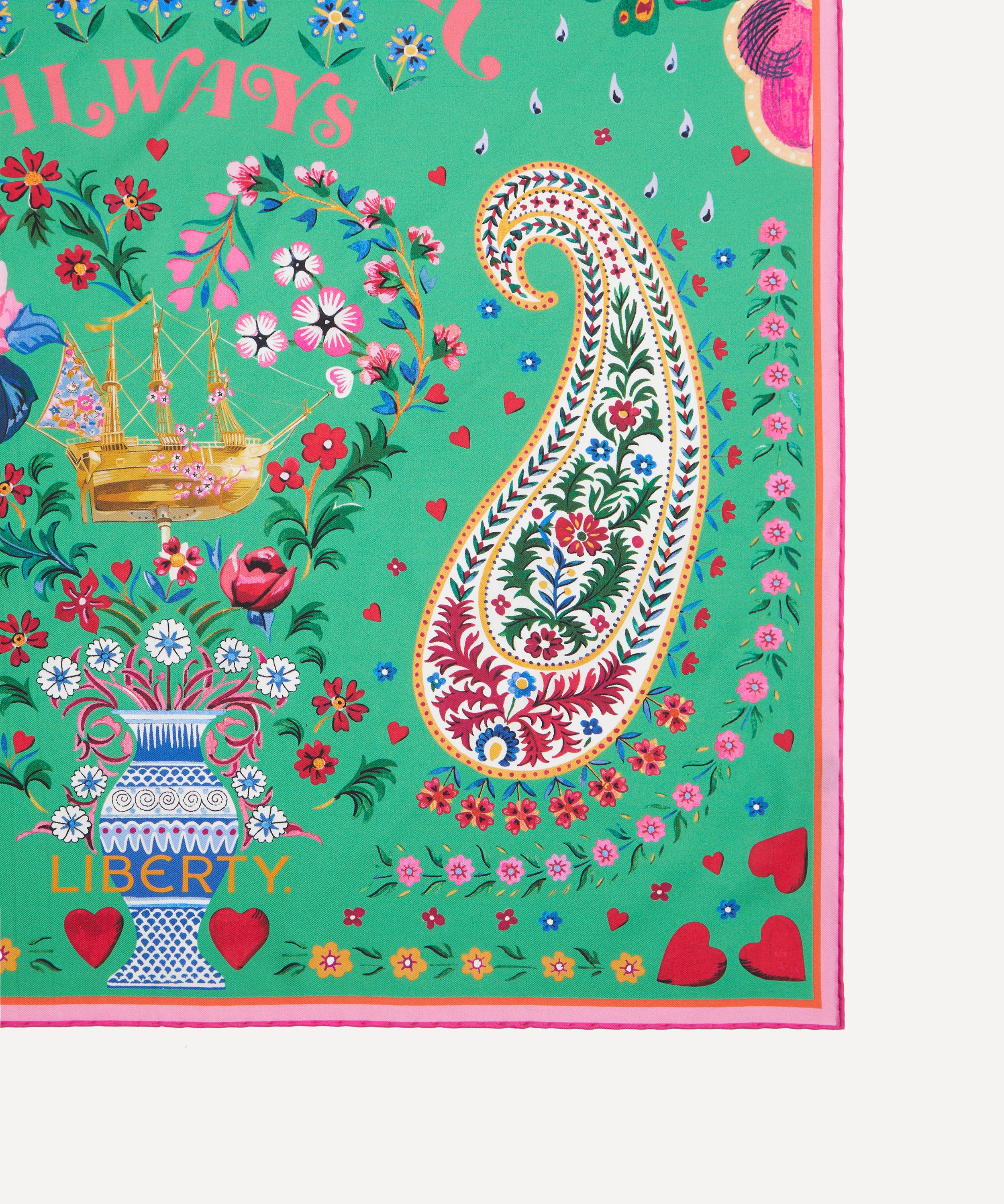 Liberty - Together Always Silk Scarf 70 image number 3