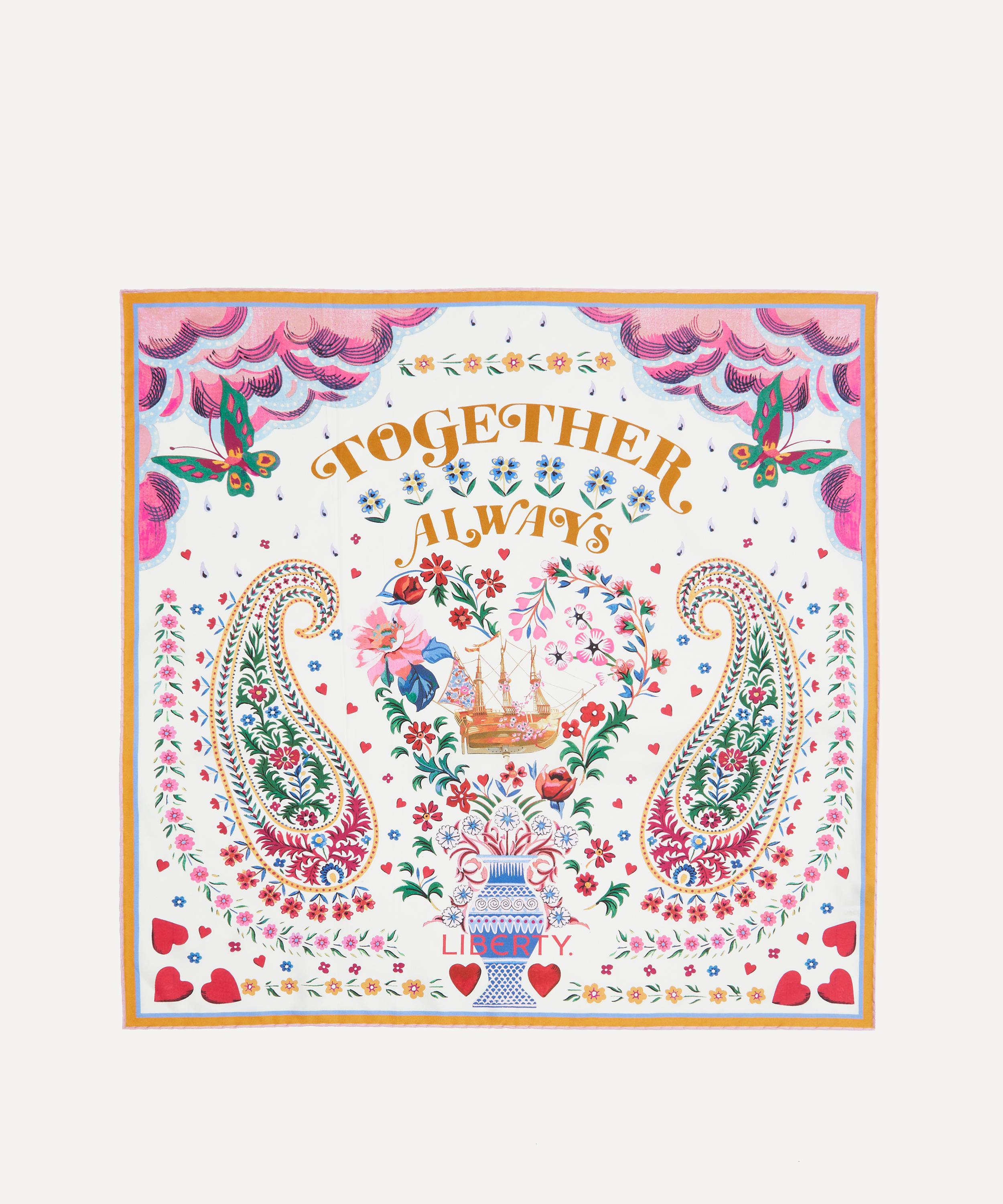 Liberty - Together Always Silk Scarf 70 image number 0