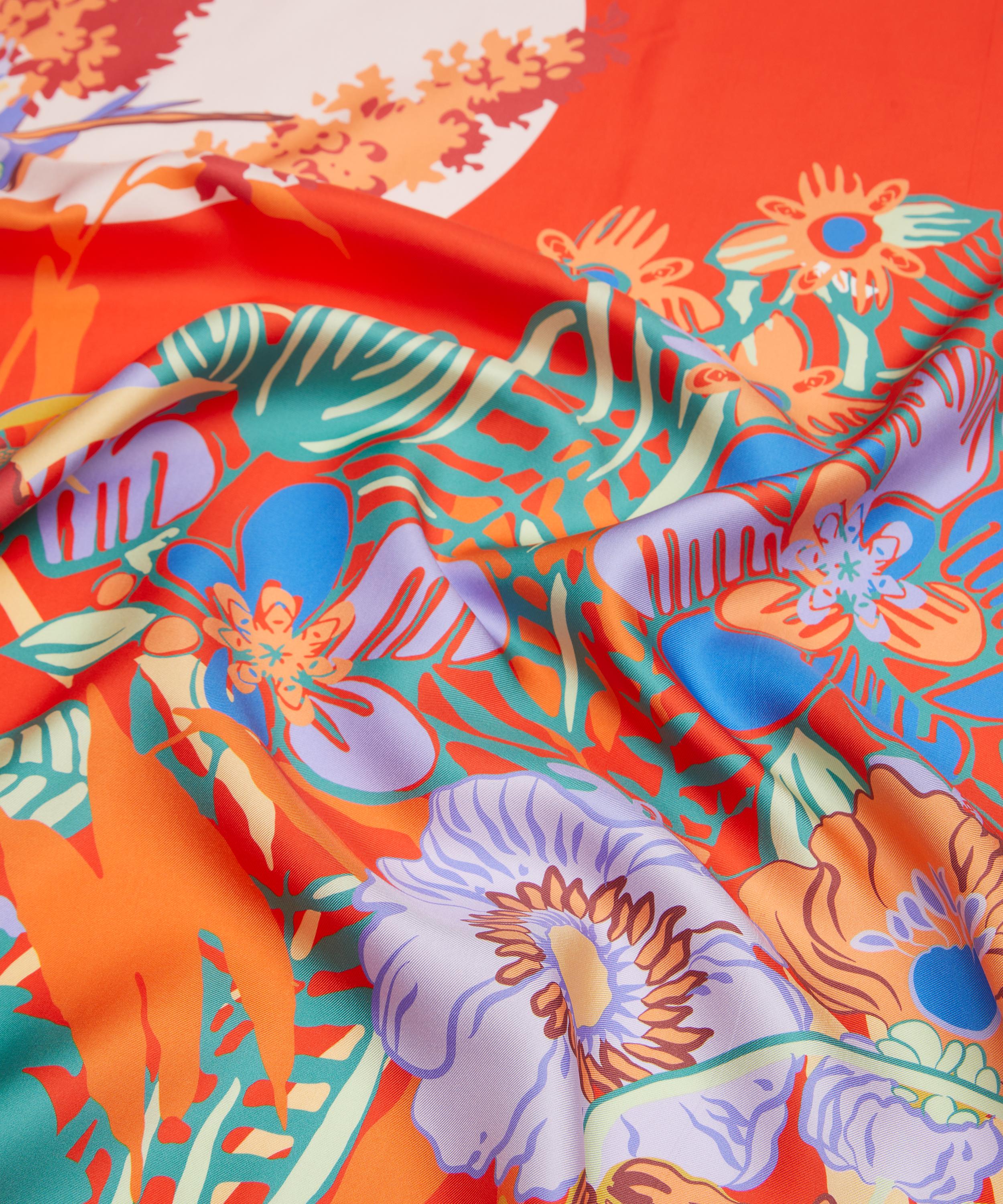 Liberty - Sunset Flowers Silk Scarf 90 image number 3