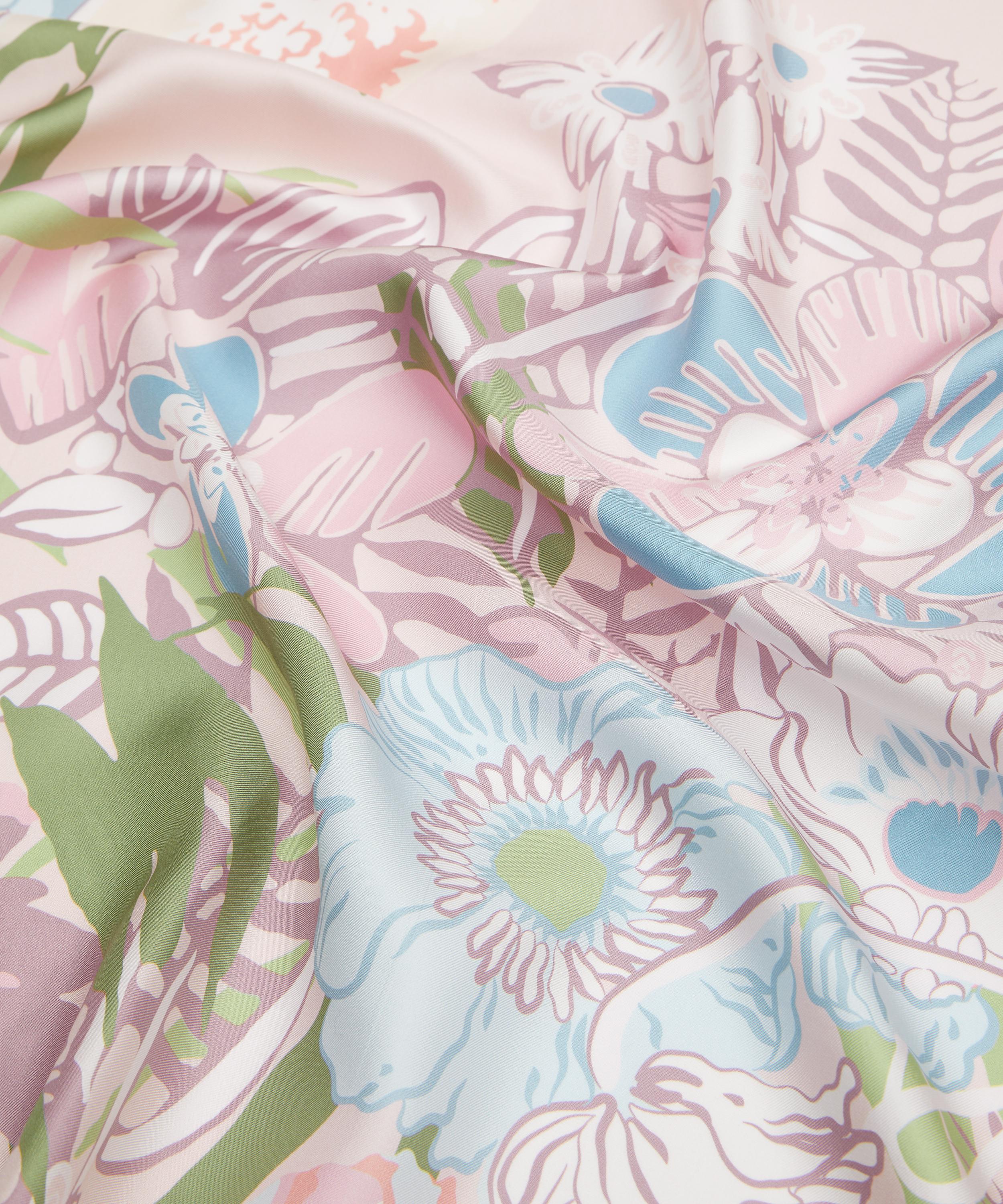 Liberty - Sunset Flowers Silk Scarf 90 image number 3