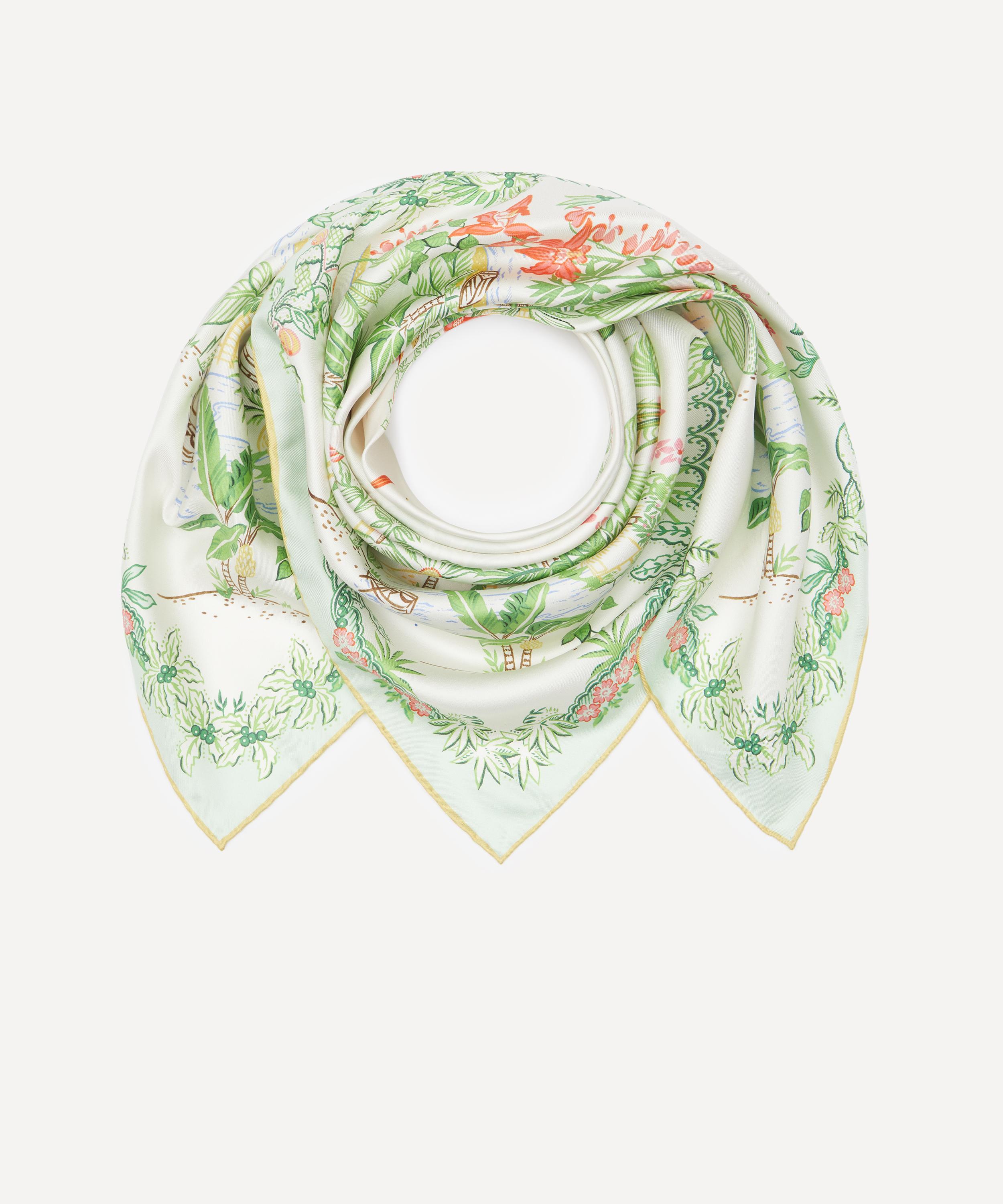 Liberty - Tropical Toile Silk Scarf 90 image number 1