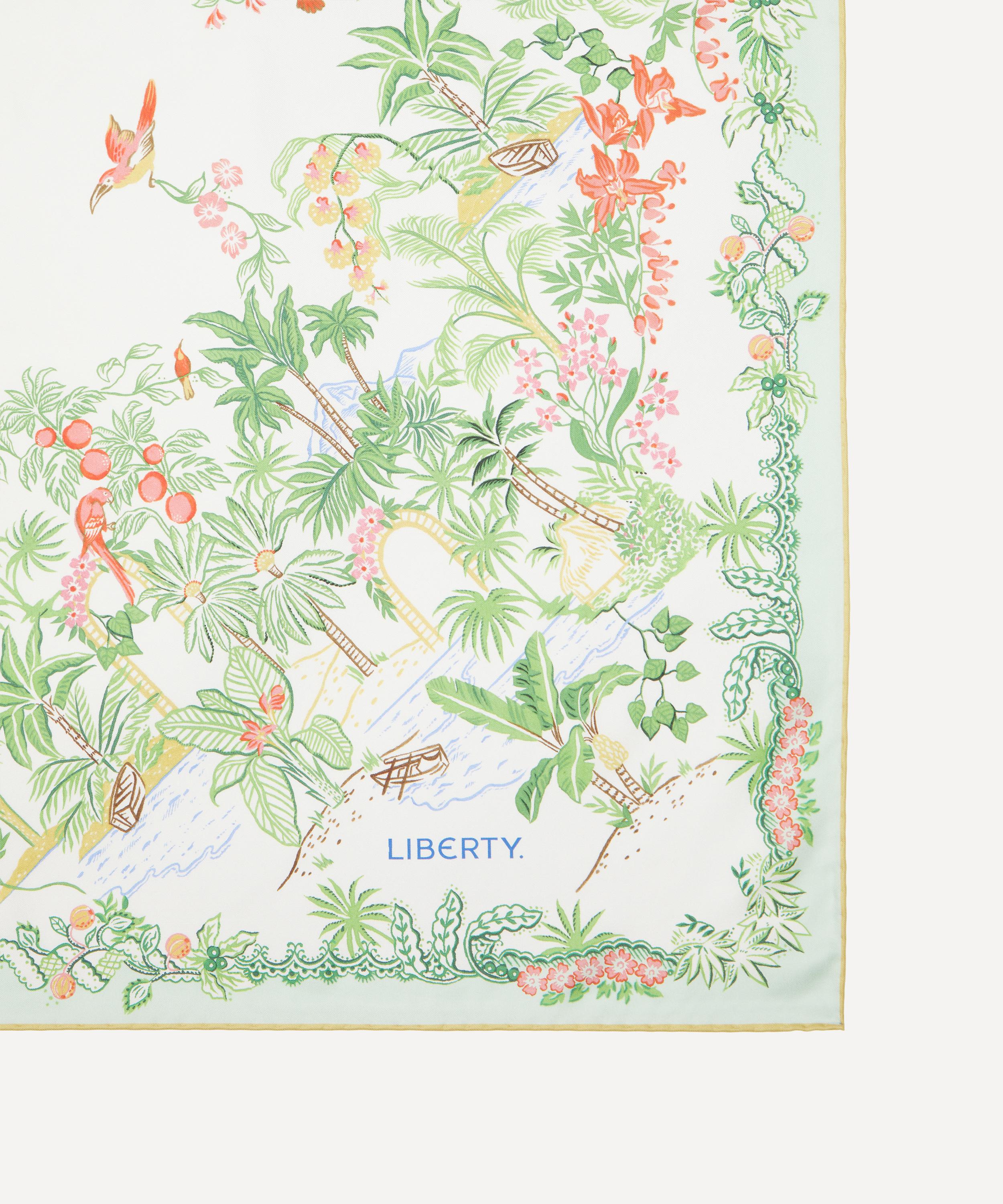 Liberty - Tropical Toile Silk Scarf 90 image number 2