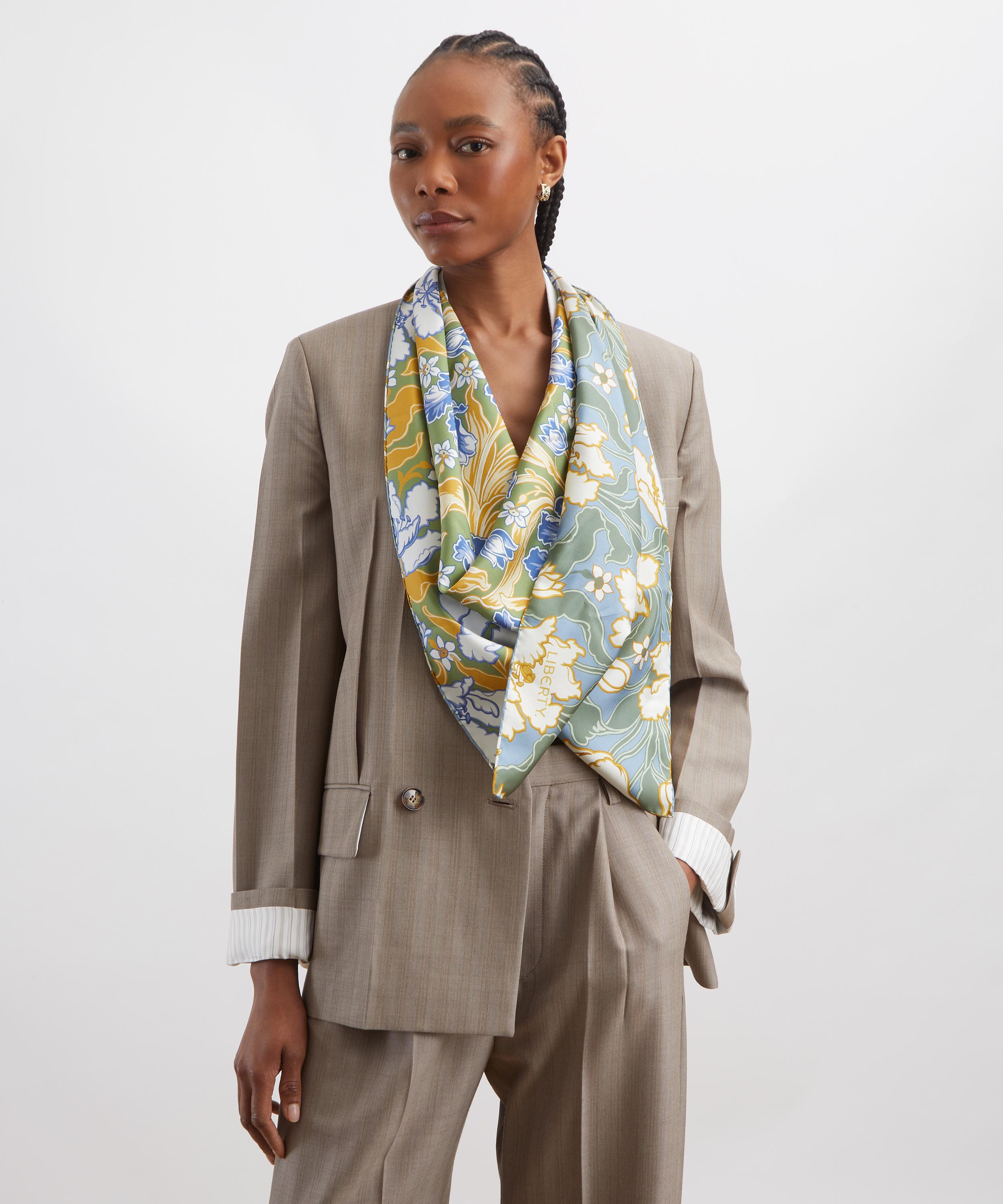 Liberty - Archive Tulip Silk Scarf 90 image number 1