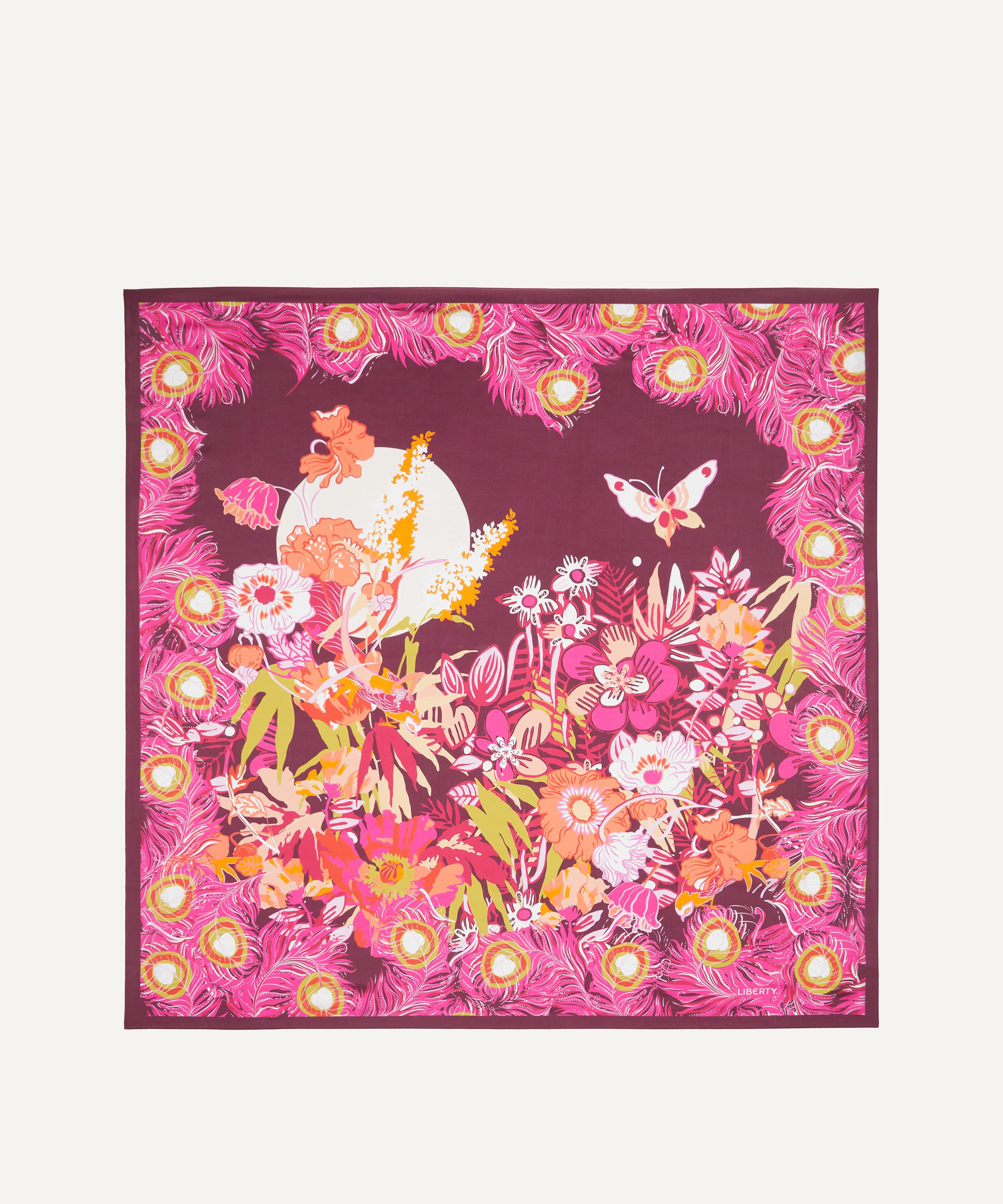 Liberty - Sunset Jungle Silk Scarf 140