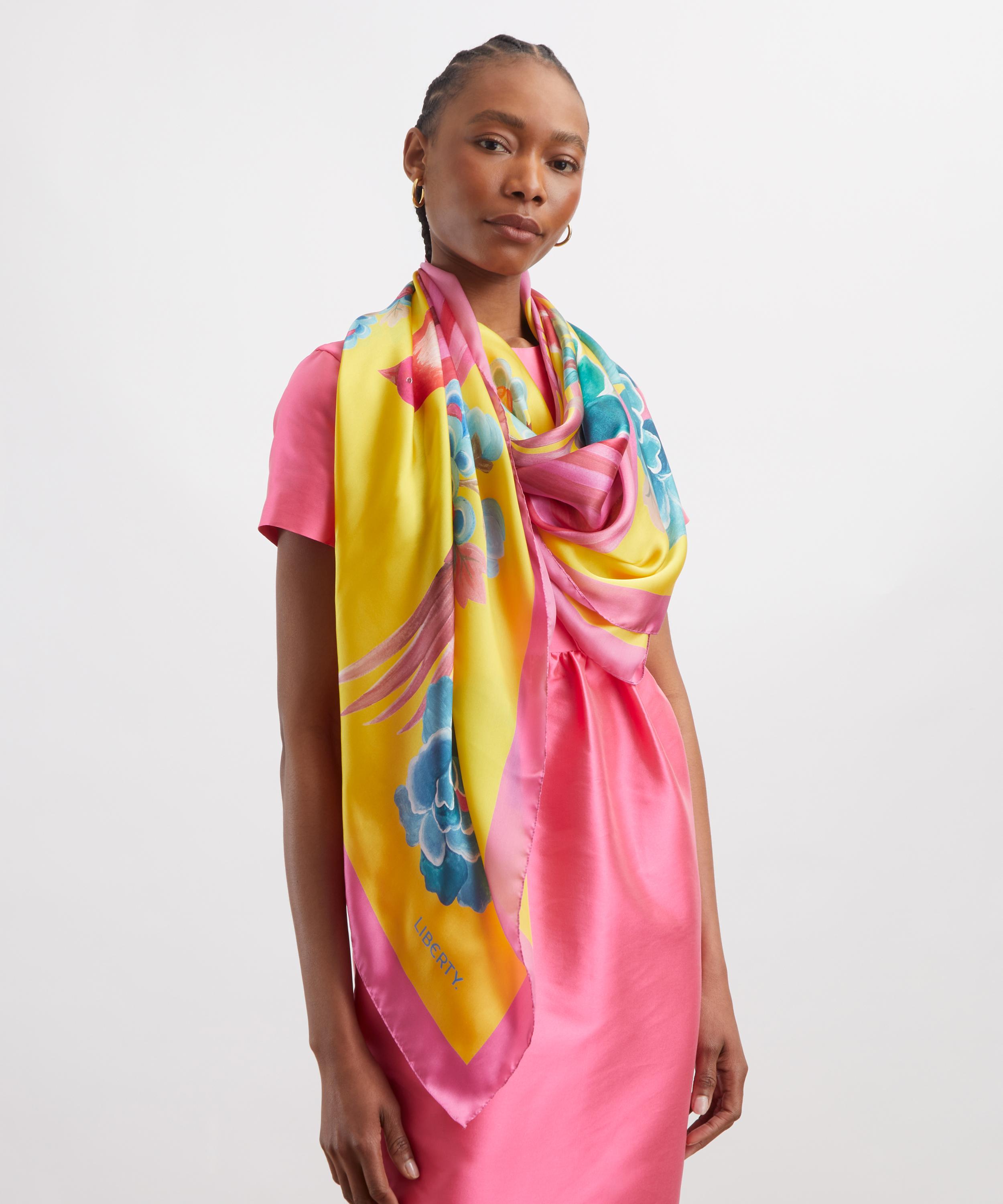 Liberty - Paradise Shawl Silk Scarf 140 image number 1