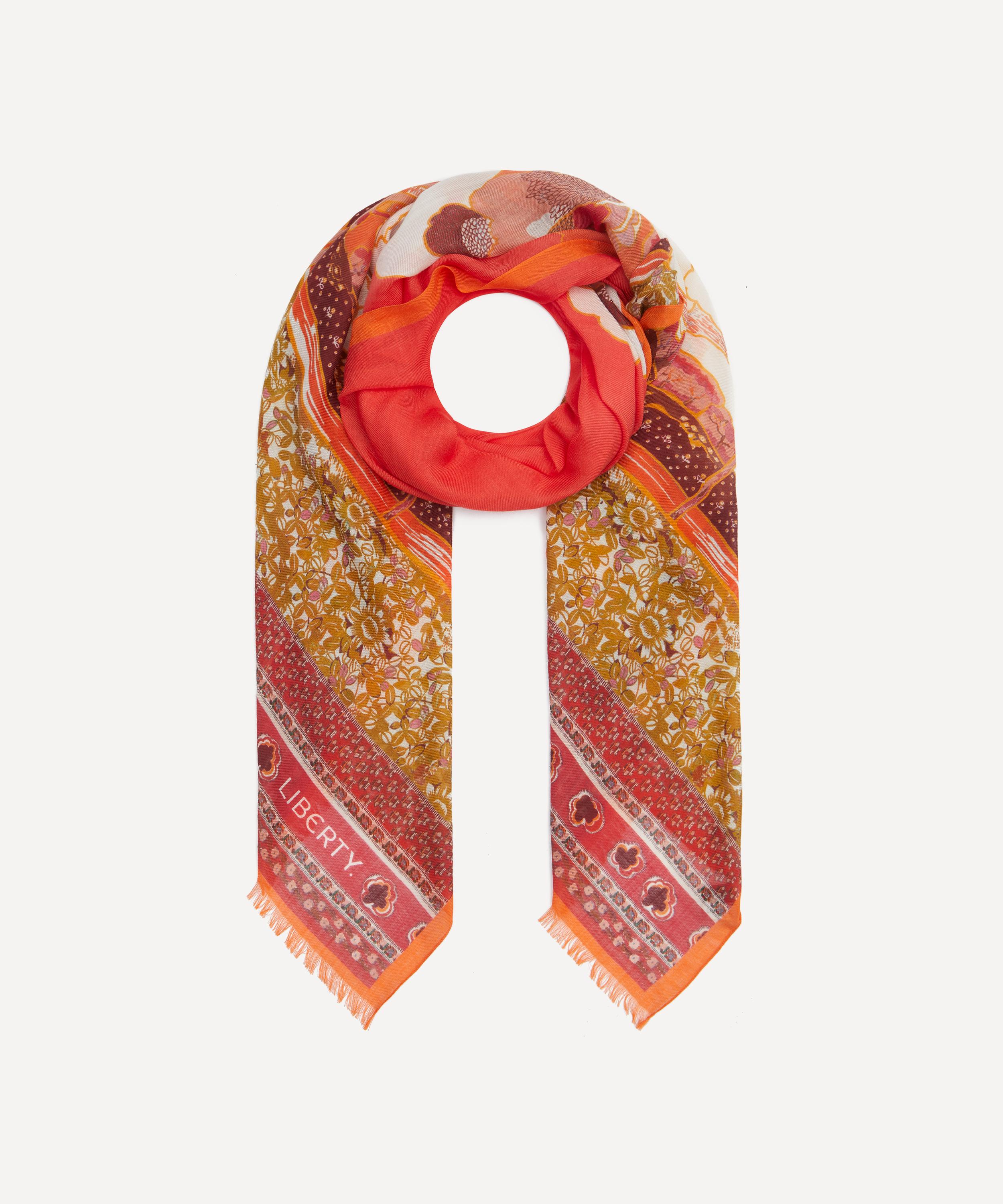 Liberty - Prospect Sky 70x200 Wool-Silk Scarf image number 1