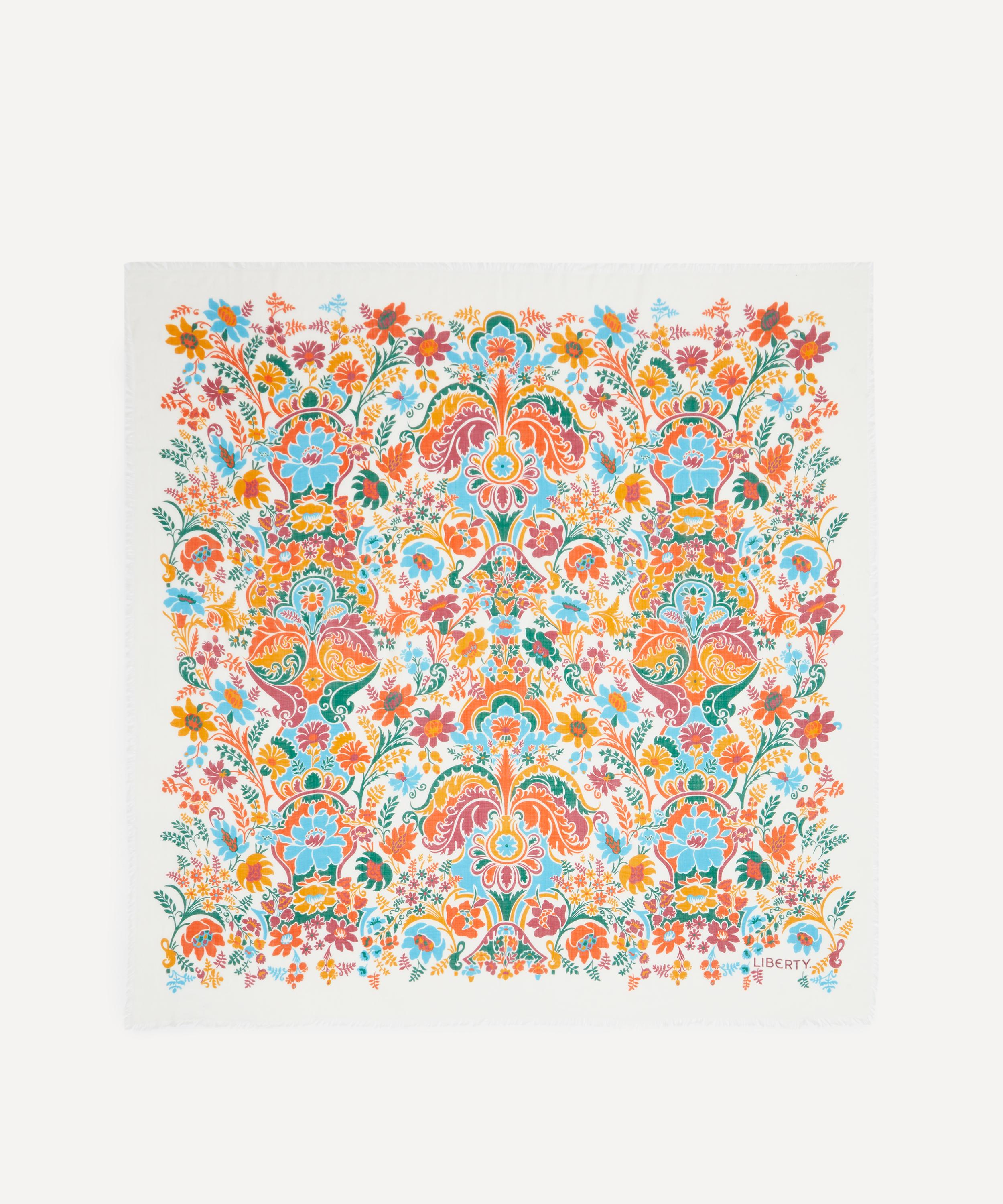 Liberty - Flamboyance Wool-Silk Scarf 140 image number 0