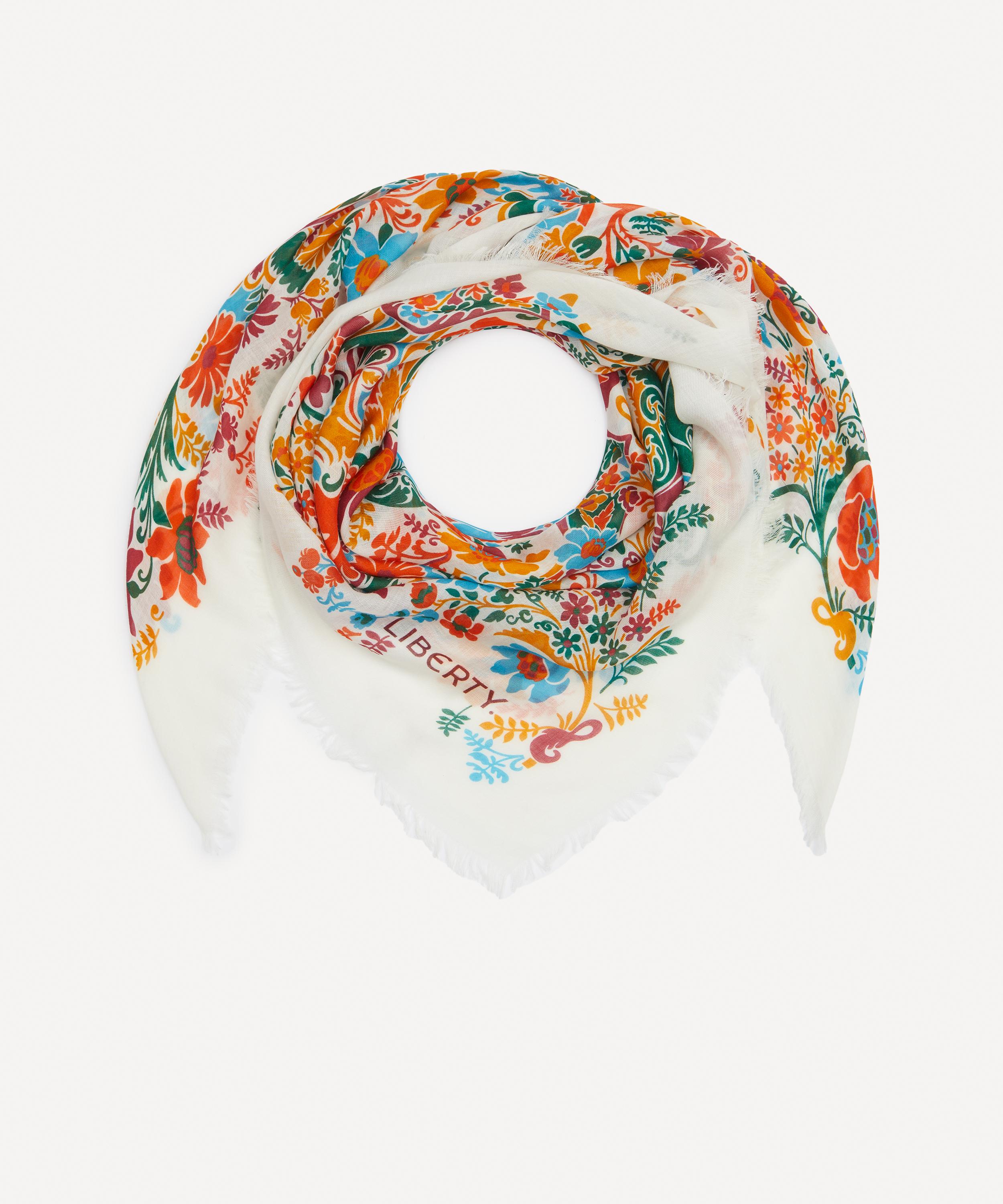 Liberty - Flamboyance Wool-Silk Scarf 140 image number 1