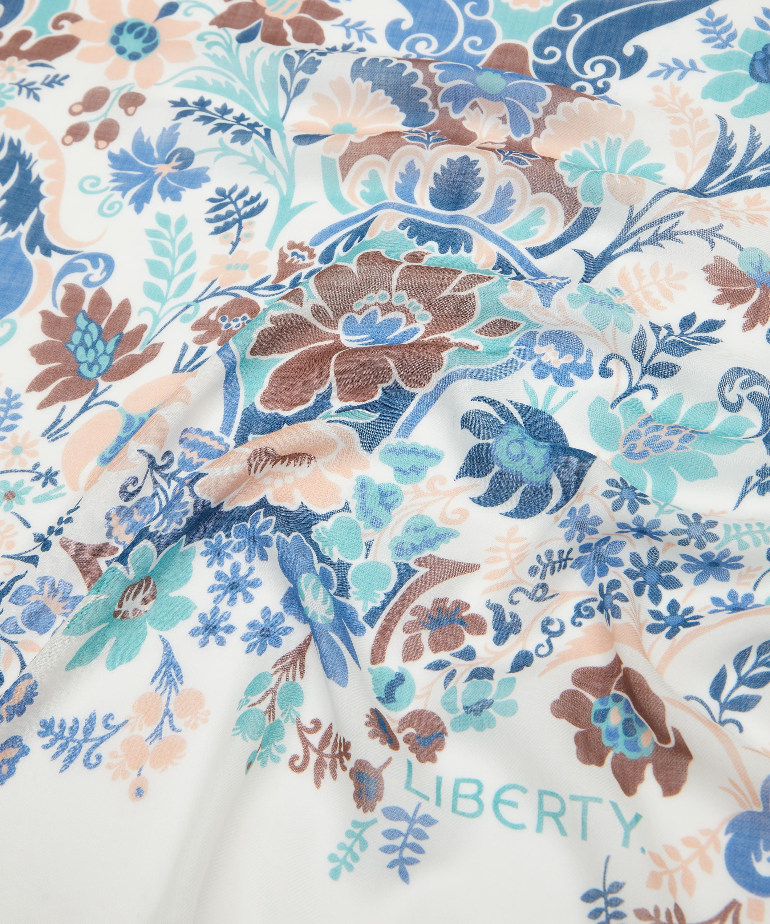 Liberty - Flamboyance Wool-Silk Scarf 140 image number 3