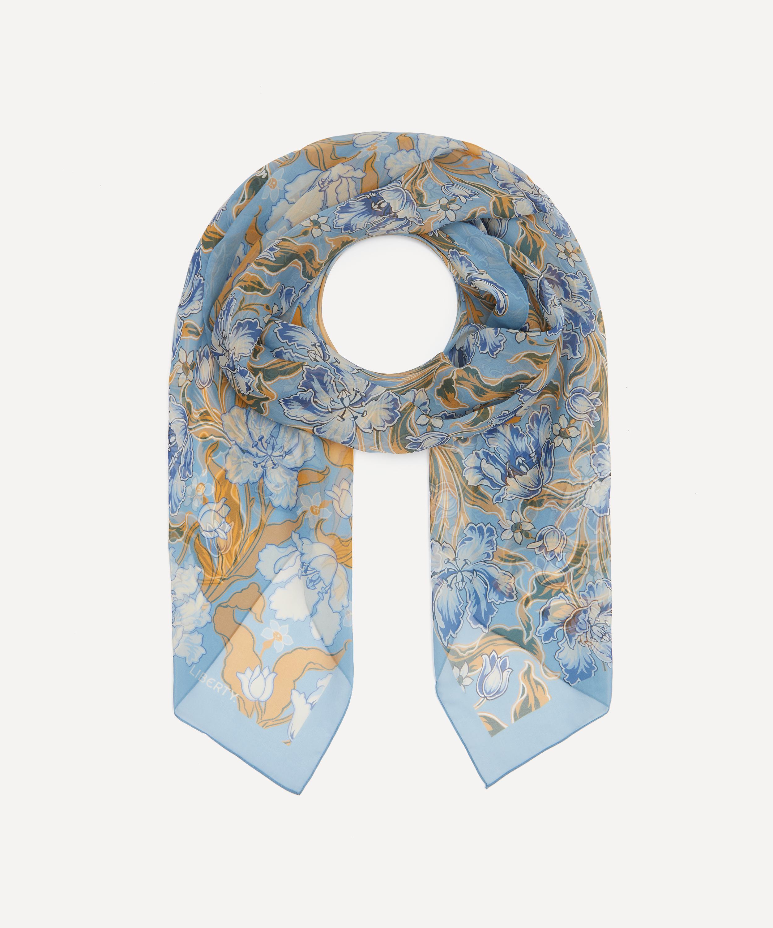 Liberty - Archive Tulip 70x200 Silk Chiffon Scarf image number 1