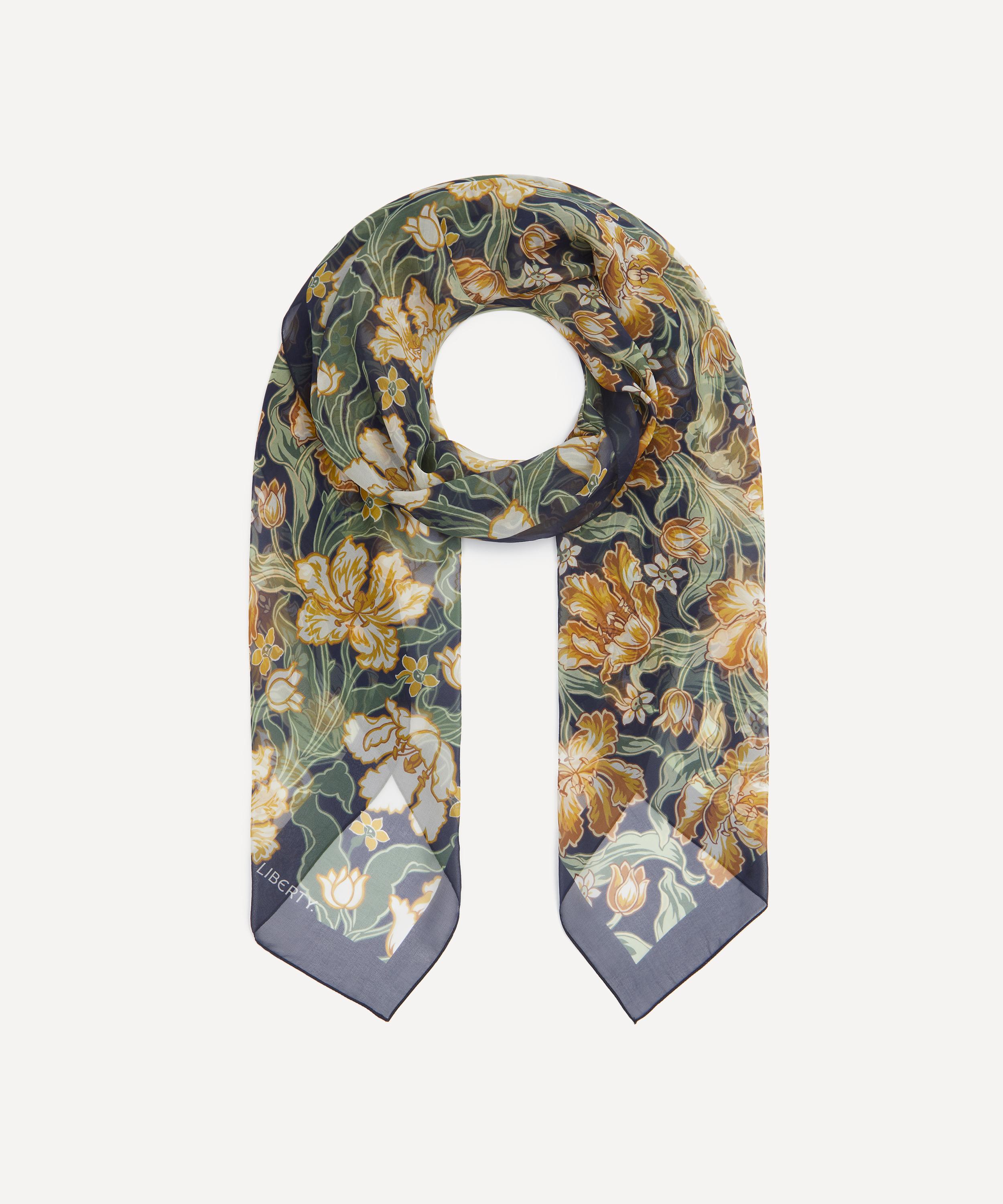 Liberty - Archive Tulip 70x200 Silk Chiffon Scarf image number 1