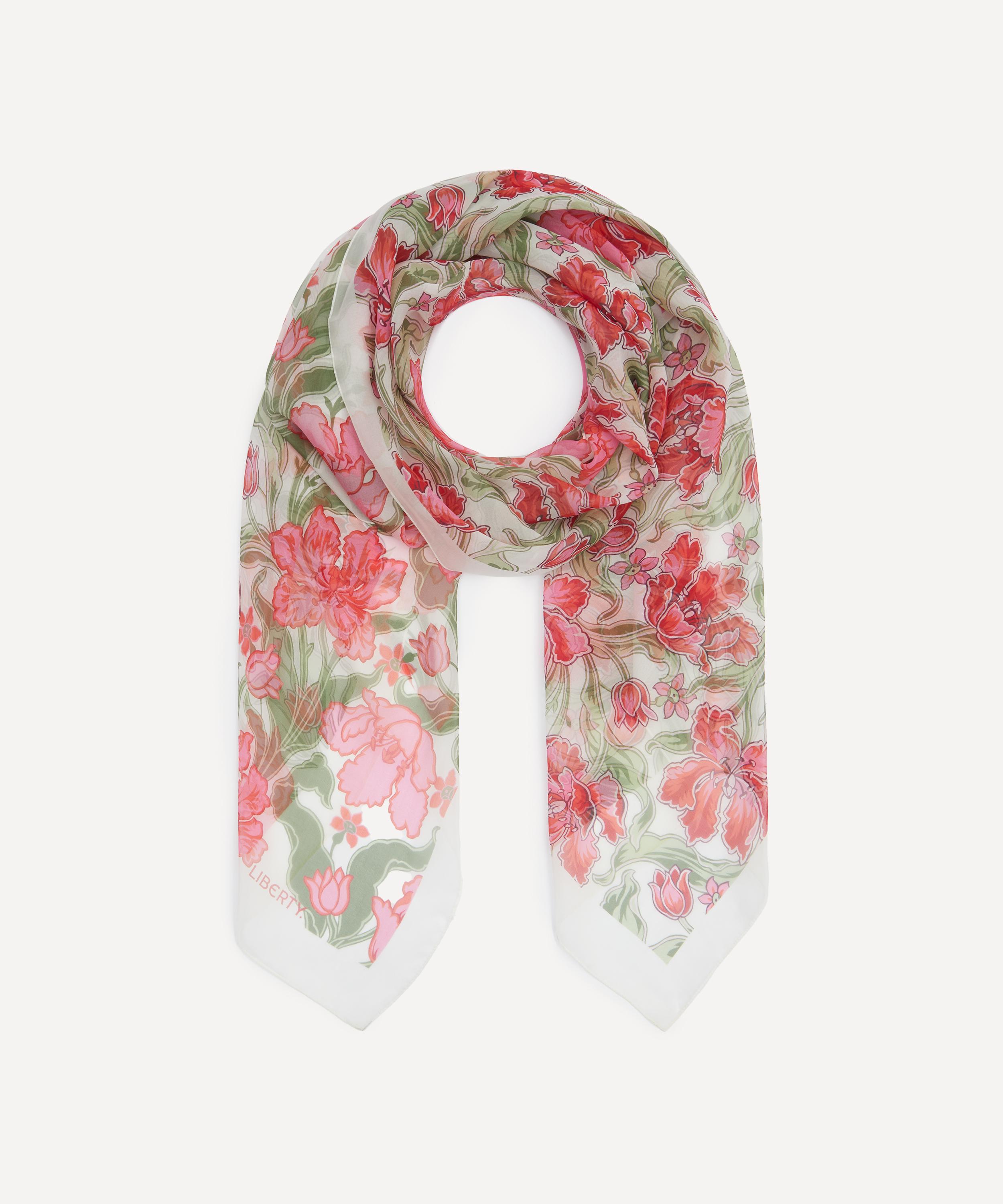 Liberty - Archive Tulip 70x200 Silk Chiffon Scarf image number 1