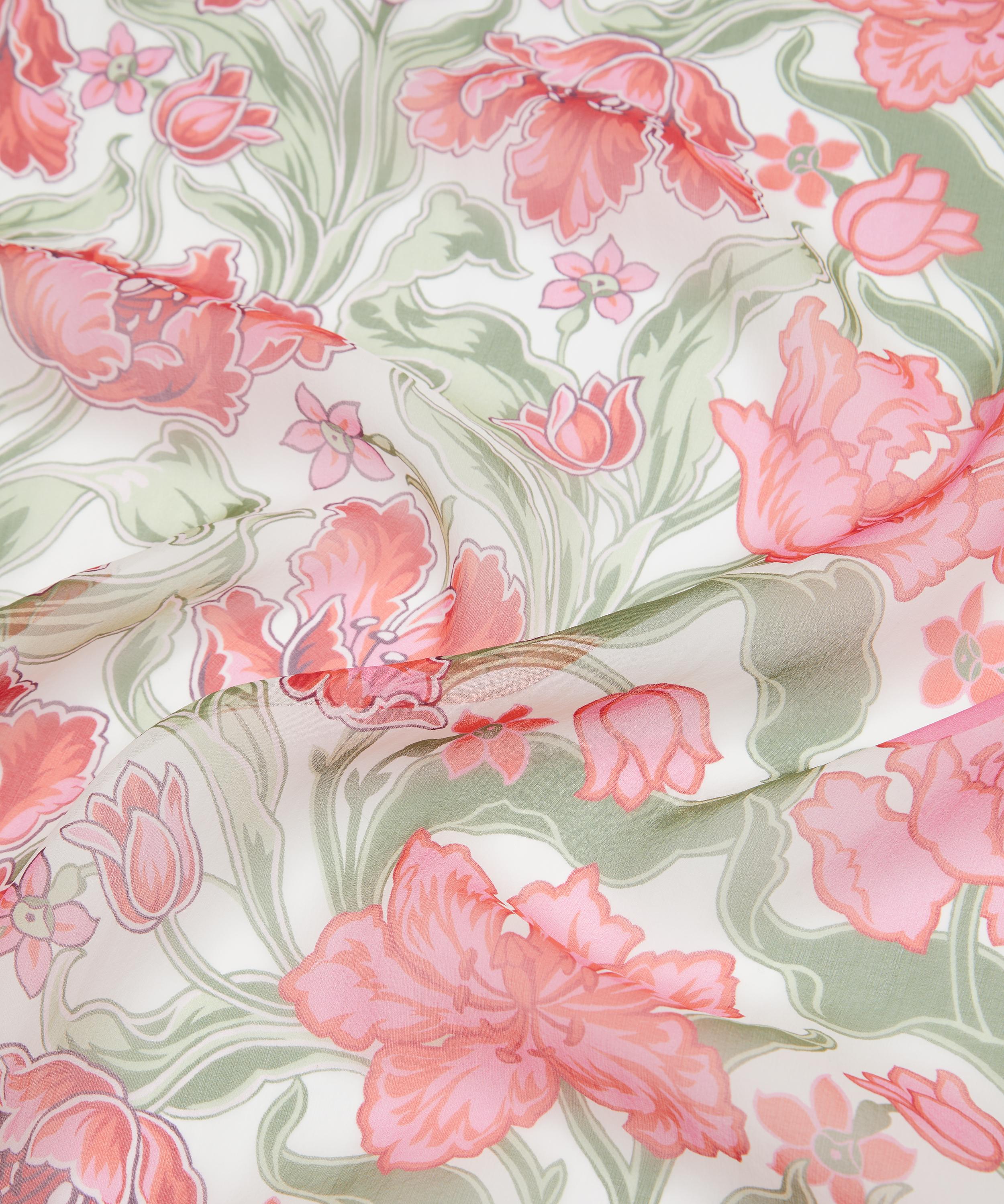Liberty - Archive Tulip 70x200 Silk Chiffon Scarf image number 3
