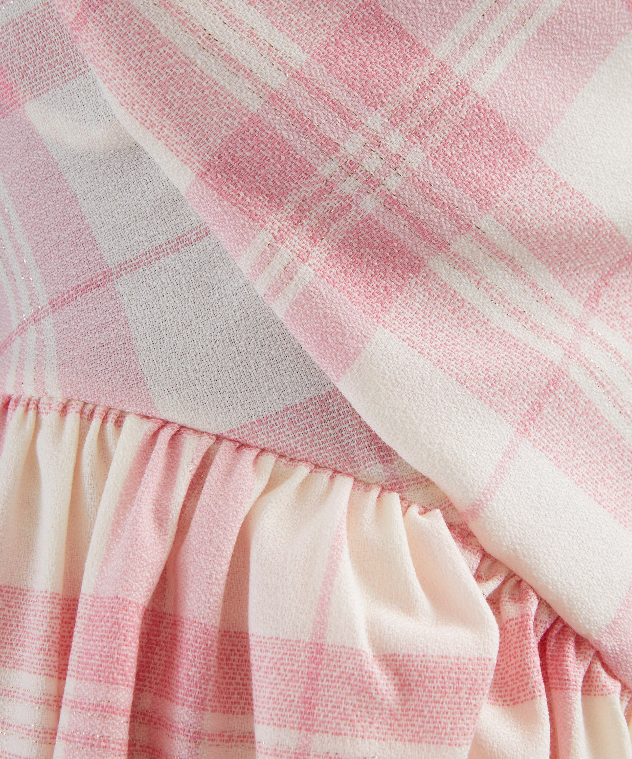 Vivienne Westwood - Sunday  Pink and Ivory Check Mini Dress image number 4
