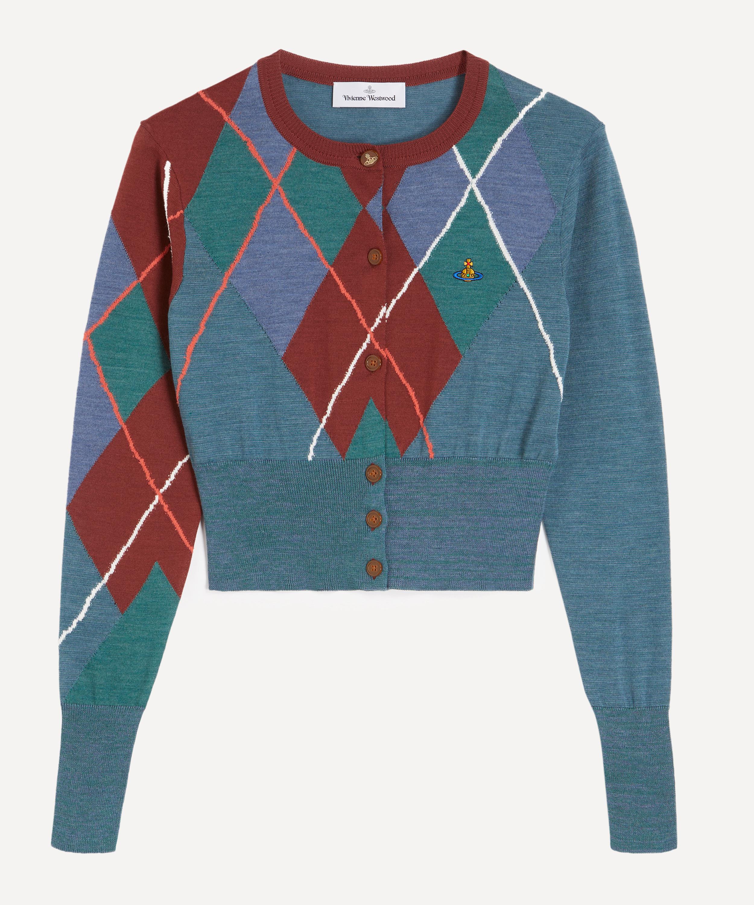 Vivienne Westwood - Argyle Cropped Cardigan image number 0