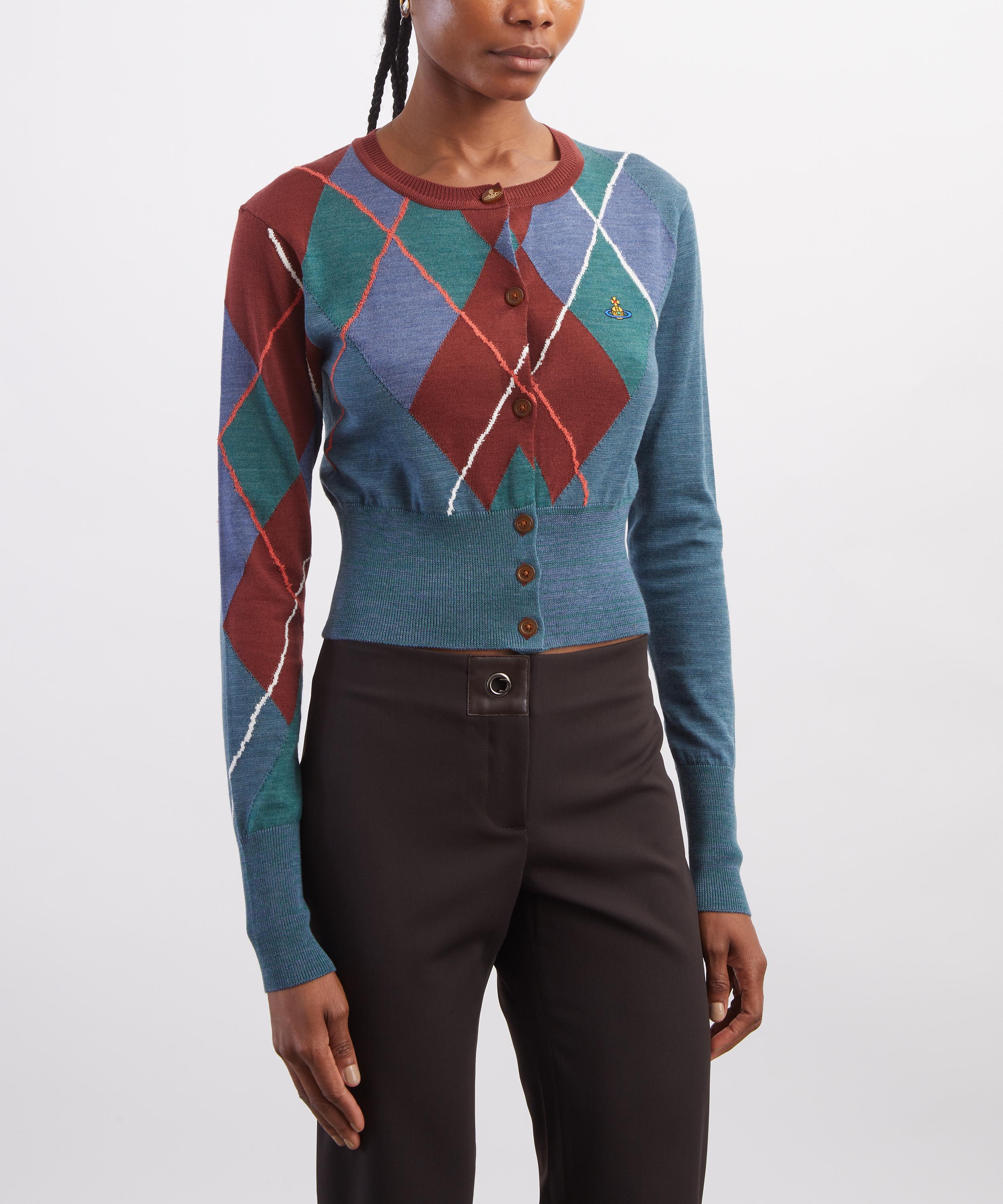 Vivienne Westwood - Argyle Cropped Cardigan image number 2