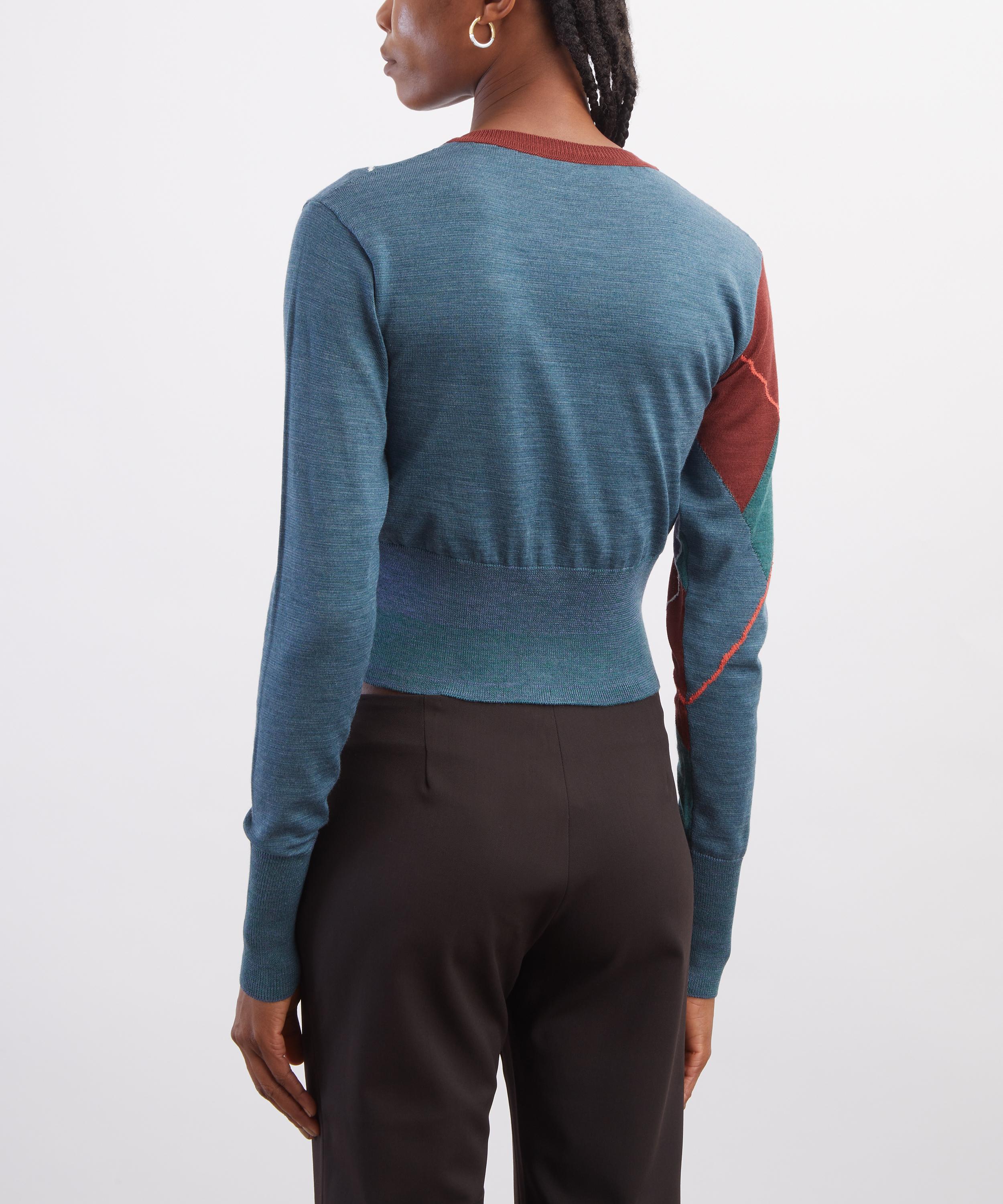 Vivienne Westwood - Argyle Cropped Cardigan image number 3