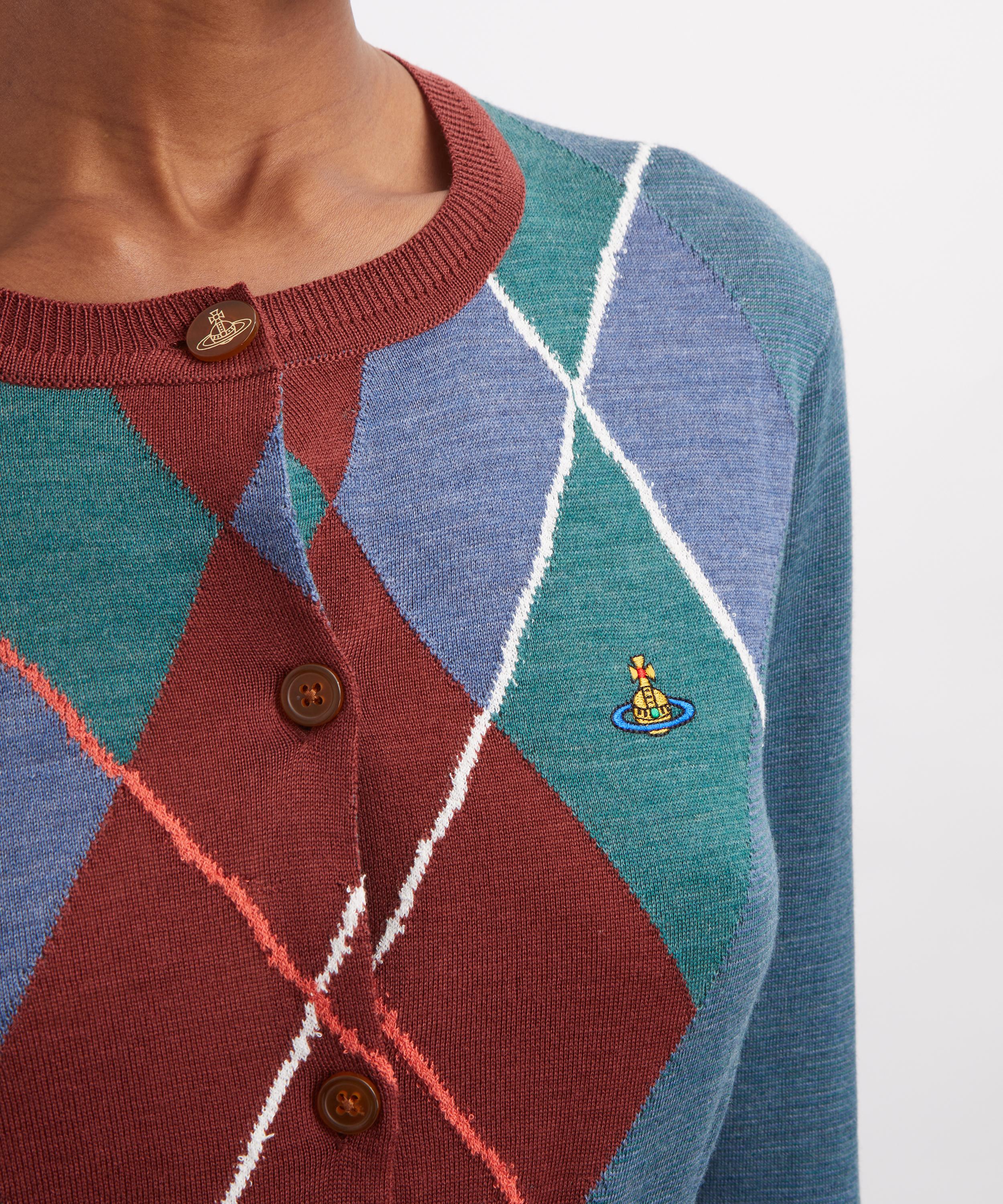 Vivienne Westwood - Argyle Cropped Cardigan image number 4