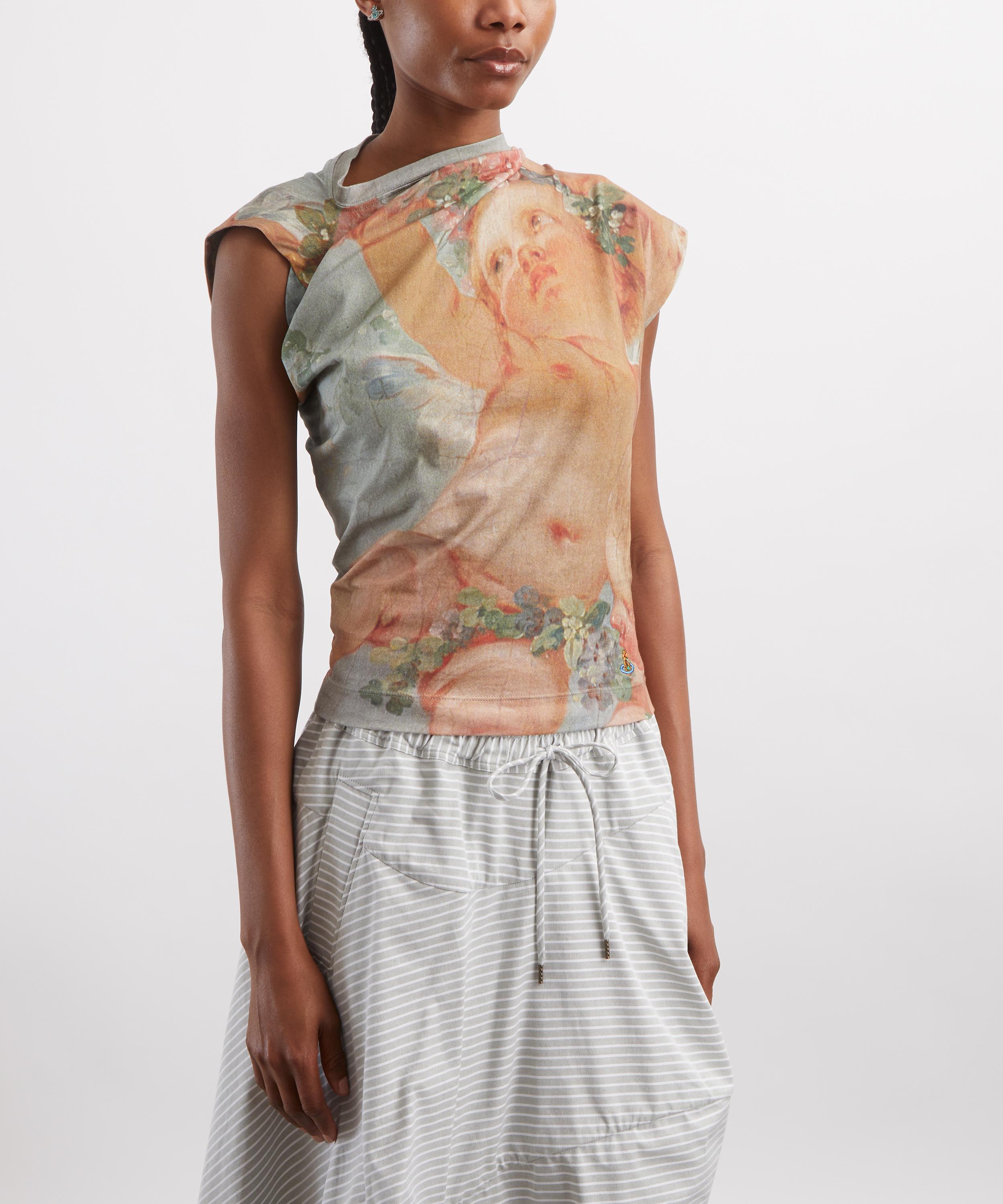 Vivienne Westwood - Hebo Primavera Cherubs Printed Cotton Top image number 2