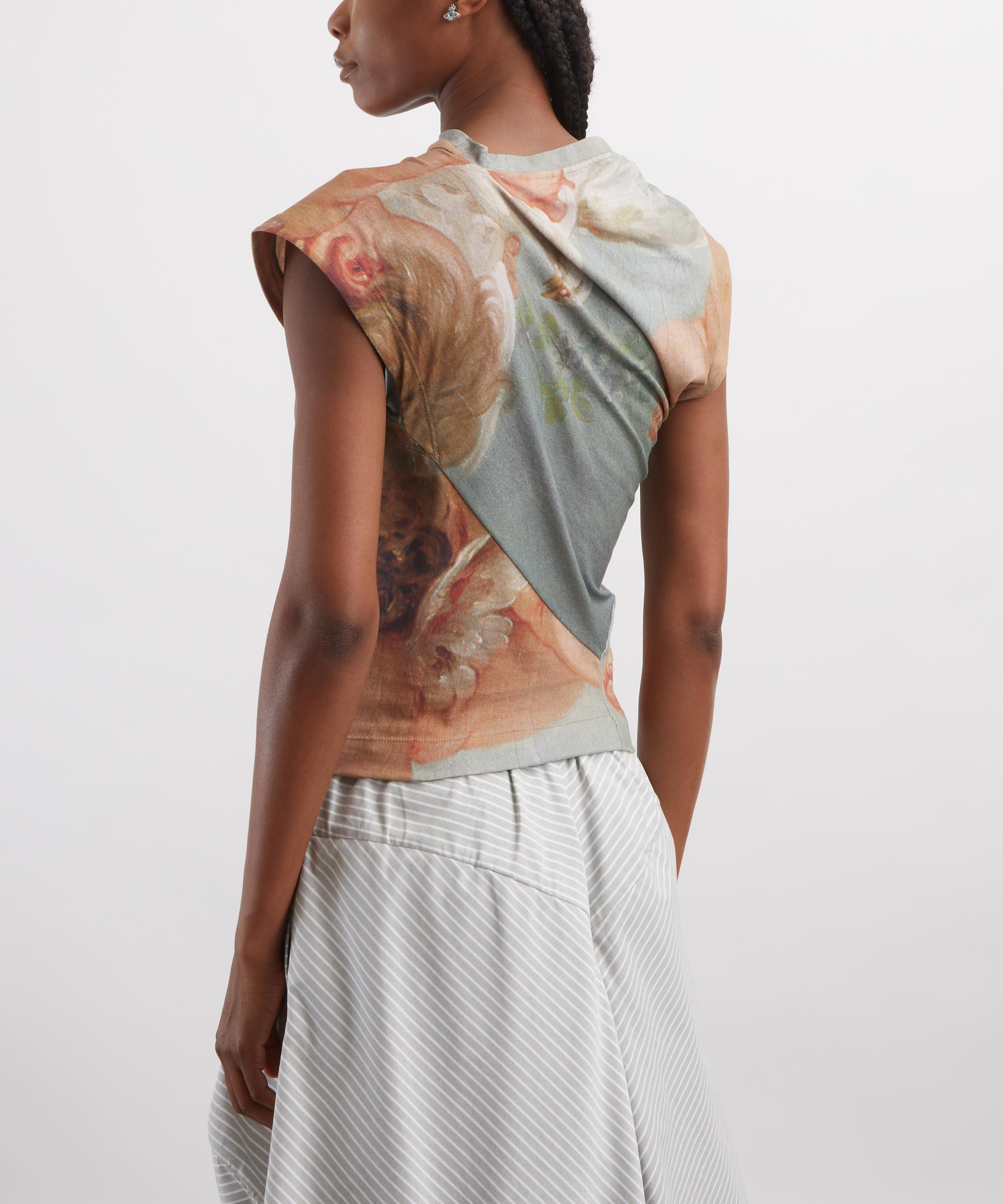 Vivienne Westwood - Hebo Primavera Cherubs Printed Cotton Top image number 3