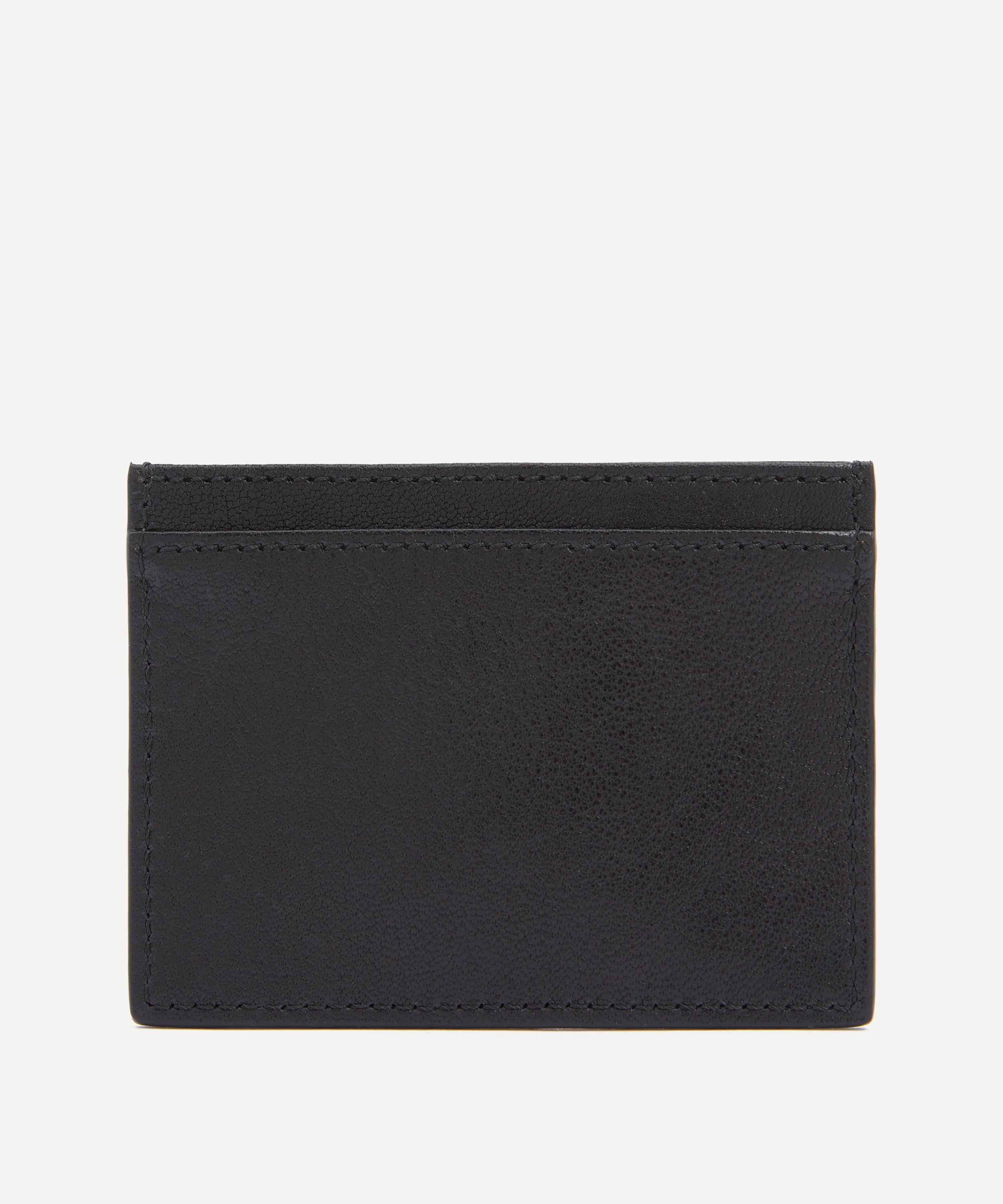 Vivienne Westwood - Flat Black Leather Card Holder image number 2