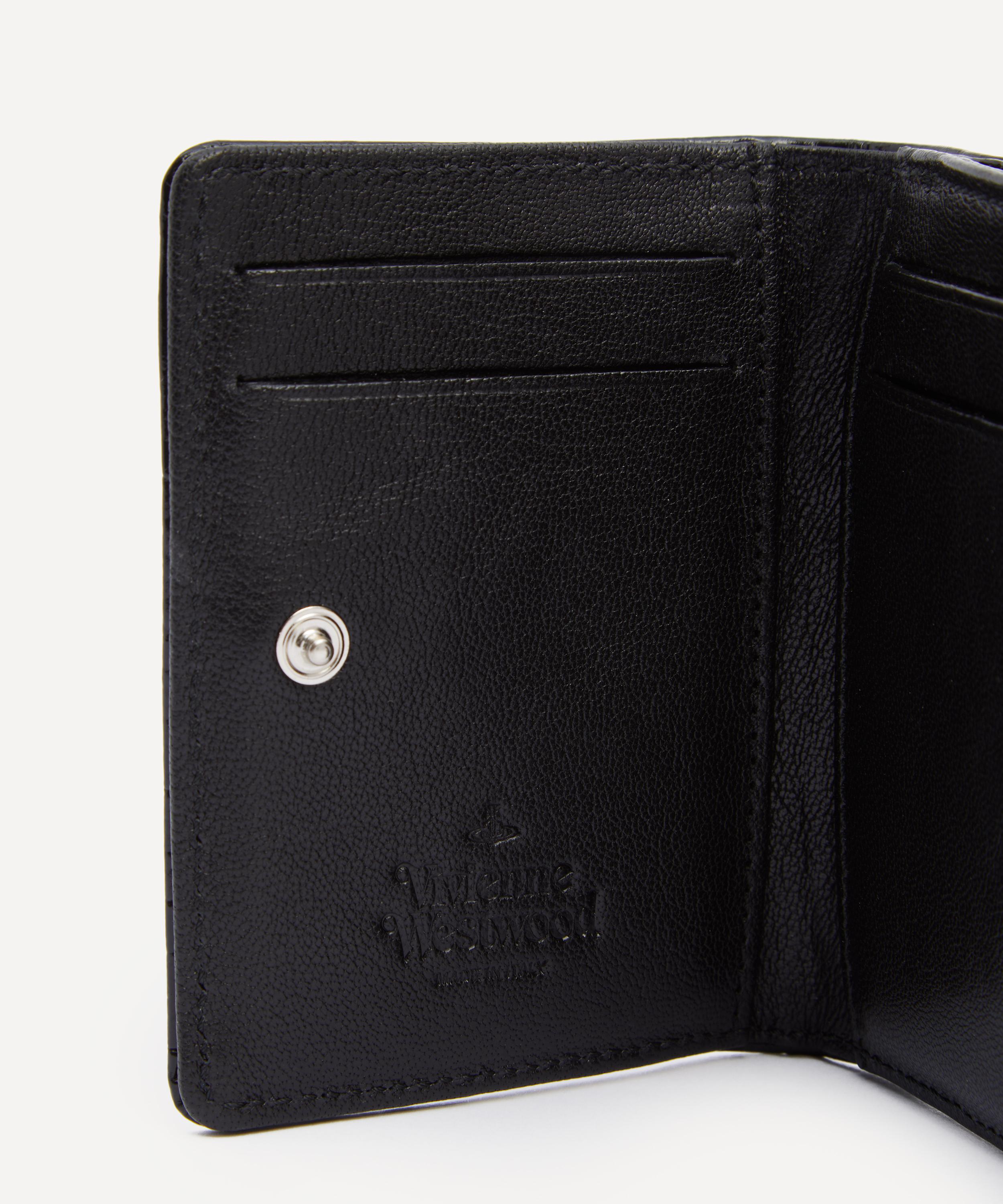 Vivienne Westwood - Slim Flap Croc Effect Leather Card Holder image number 3