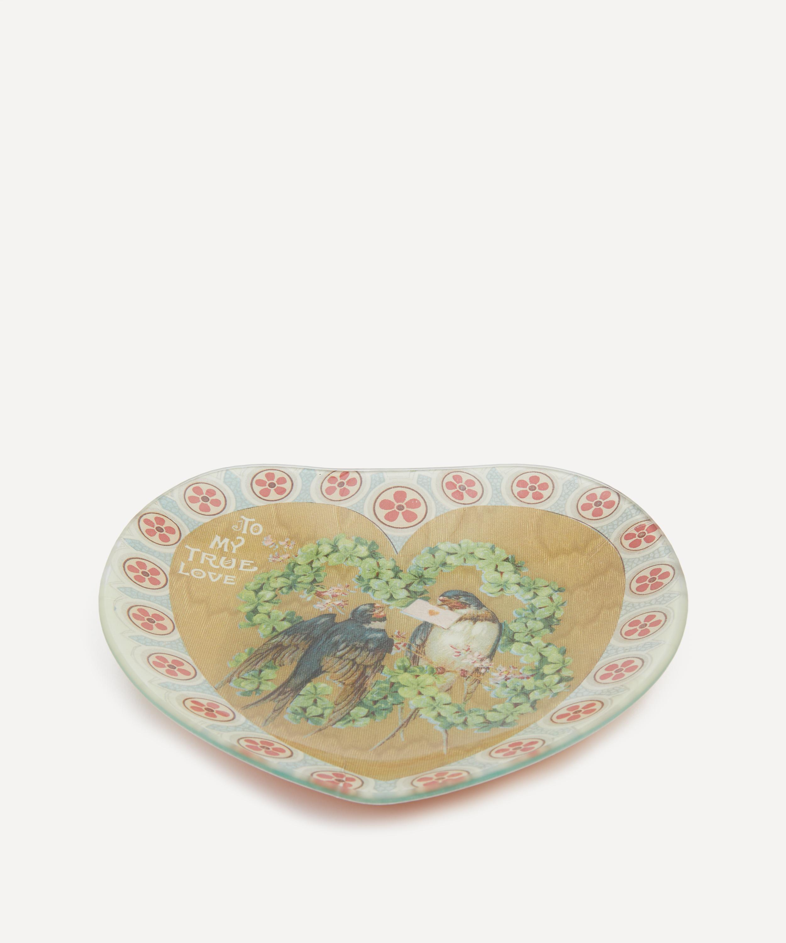 John Derian - My True Love Heart Plate