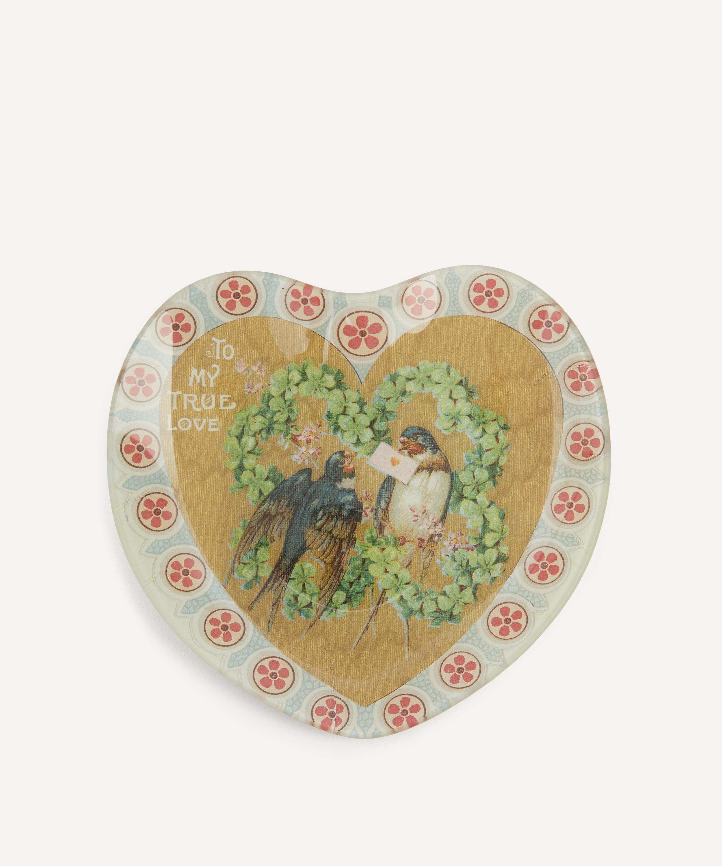 John Derian - My True Love Heart Plate image number 1