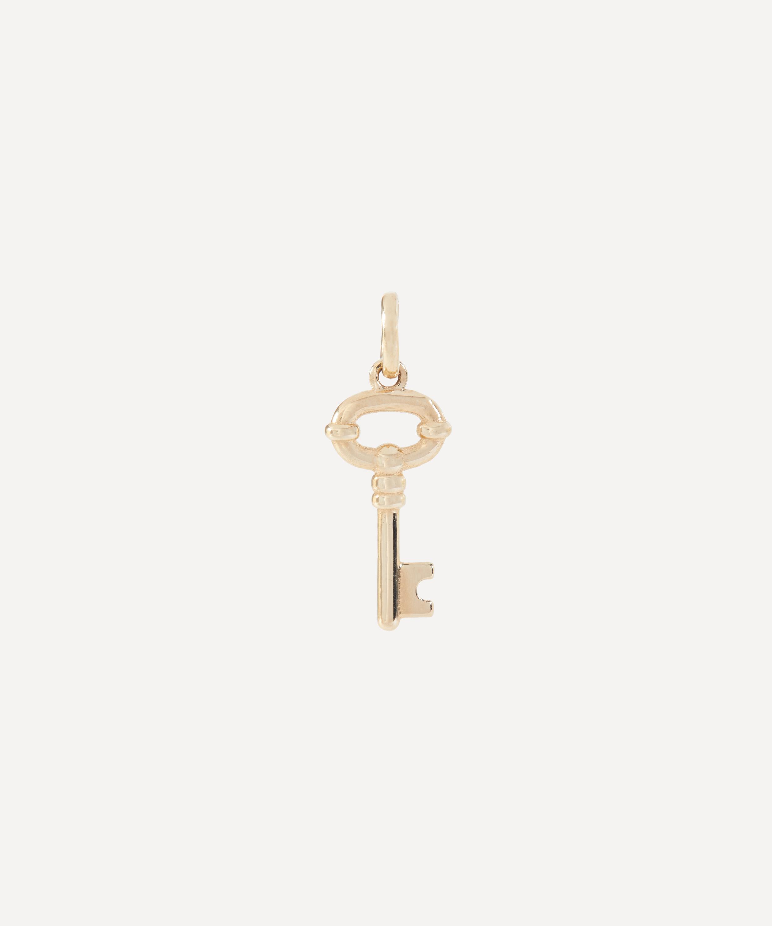 Liberty - 9ct Gold Wish Me Luck Key Pendant